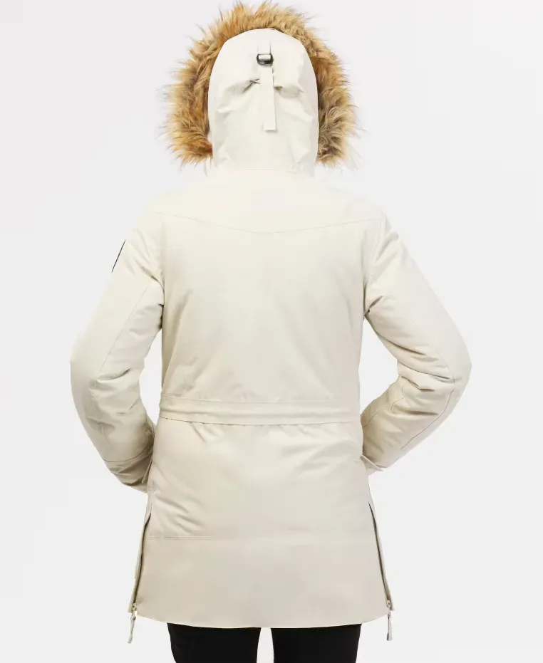 QUECHUA Winter Parka WOMEN Jacket with Faux Fur Hood - photo 3