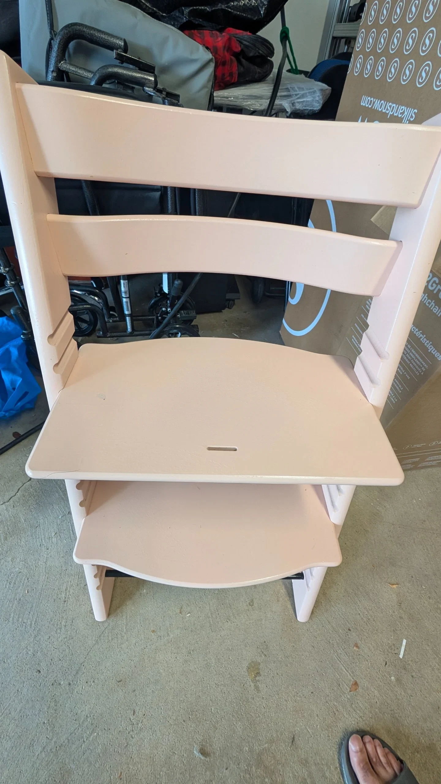 Stoke Trip Trap Adjustable Wooden Baby High Chair in Pink - photo 5