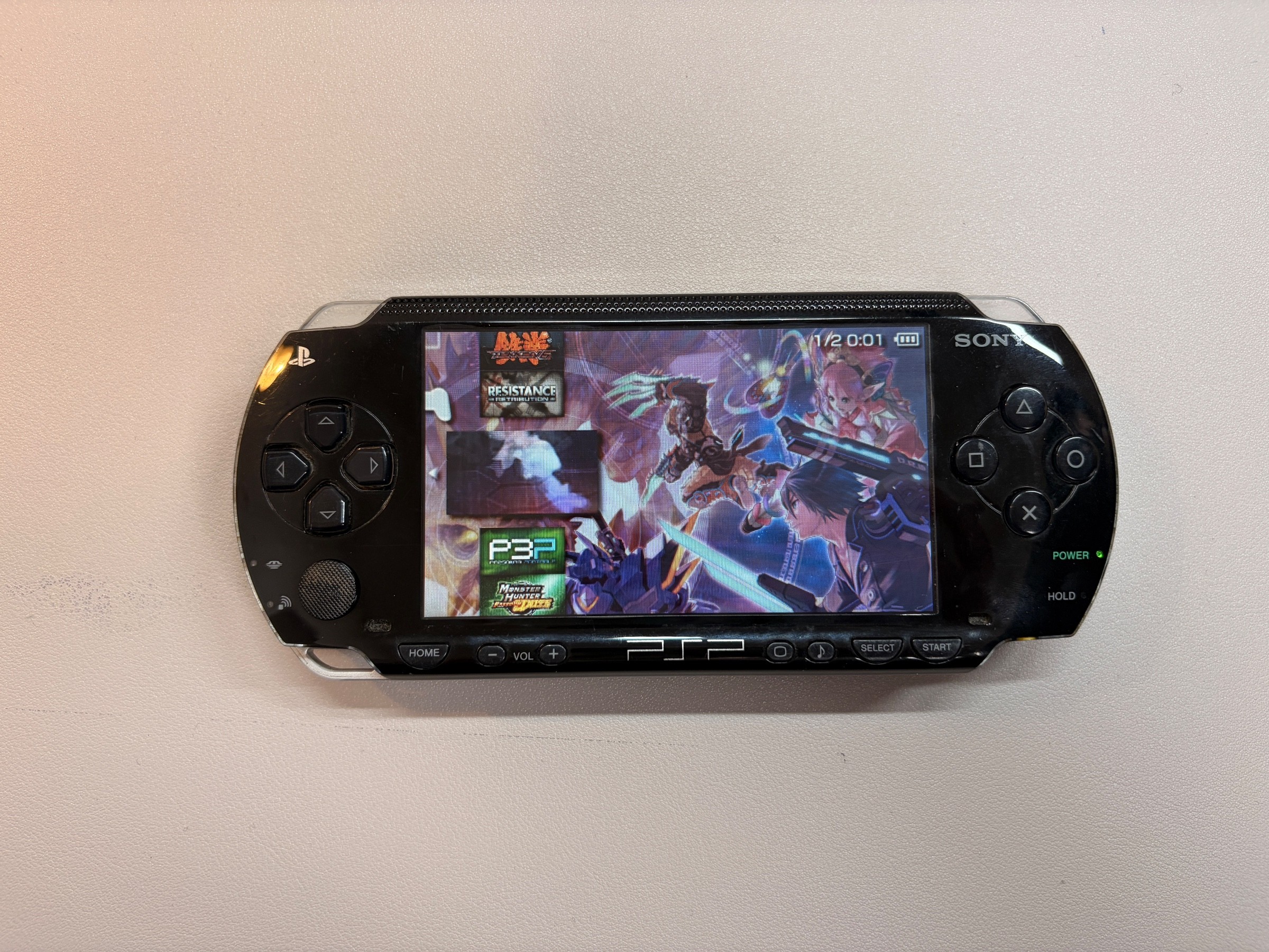 Sony PSP 1000 Handheld Game Console — Black, Original Model
