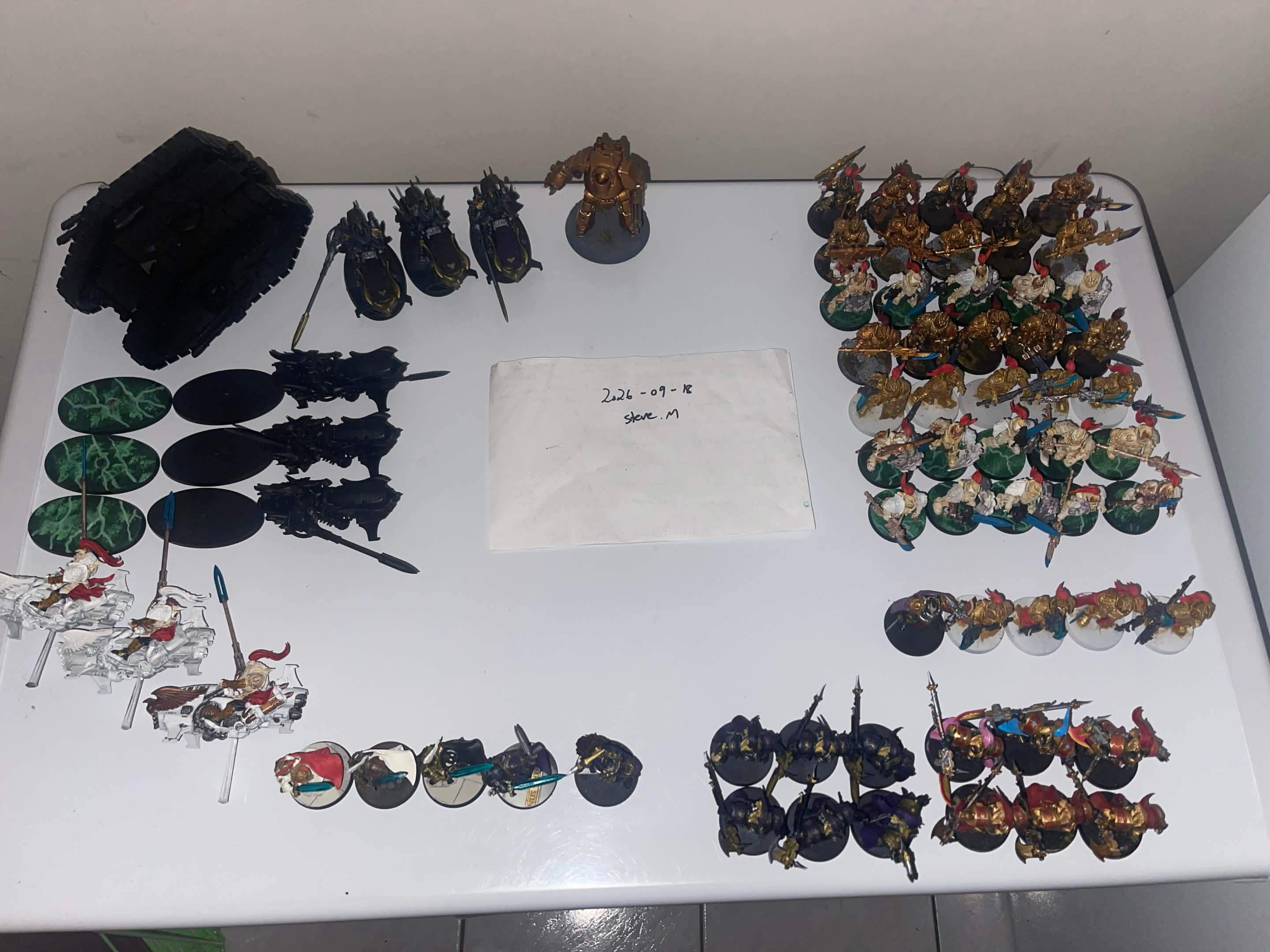 Warhammer 40K Adeptus Custodes 4000+ Pt Army Lot 68 Models