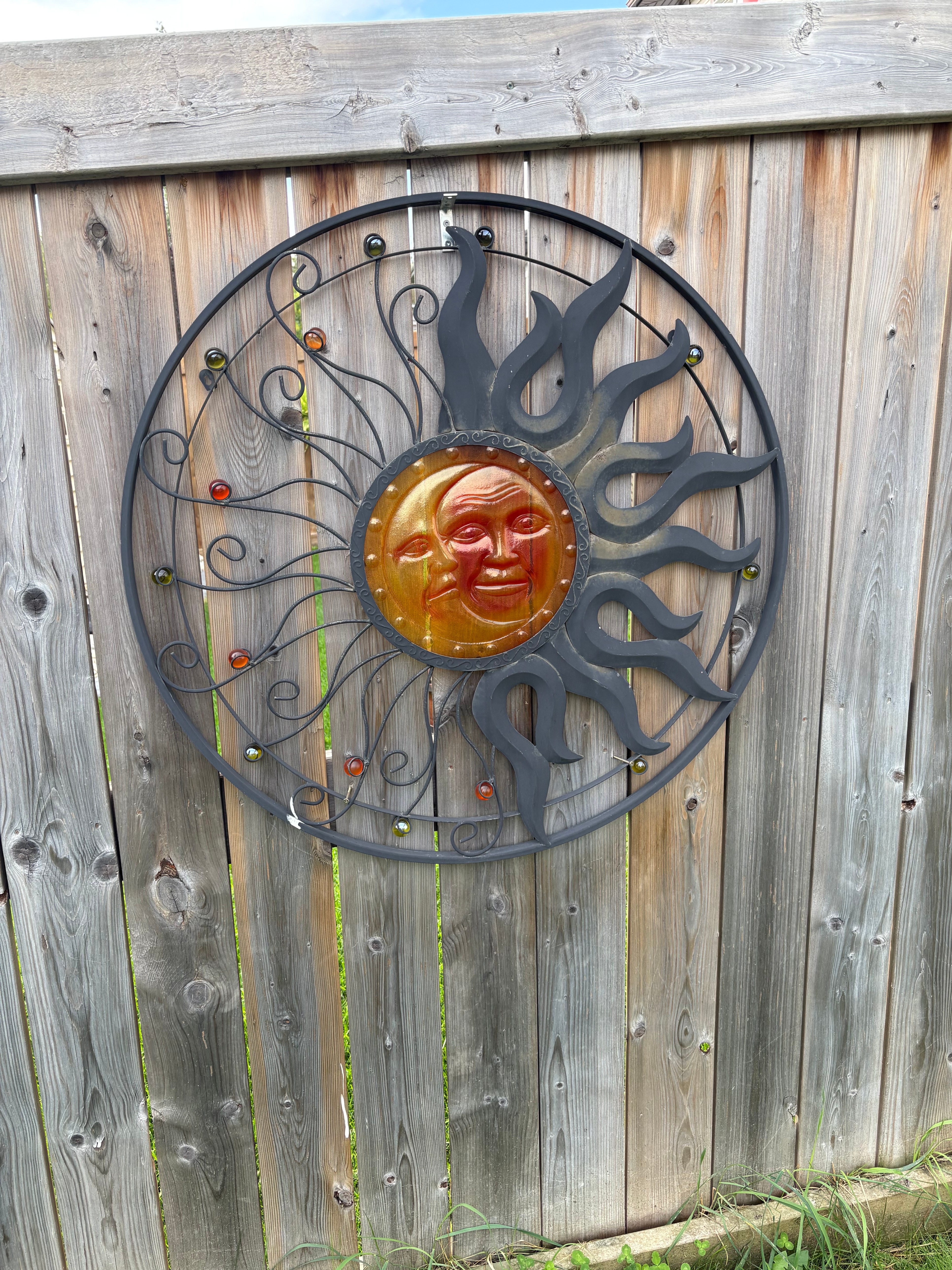 Sun and Moon Metal Wall Art