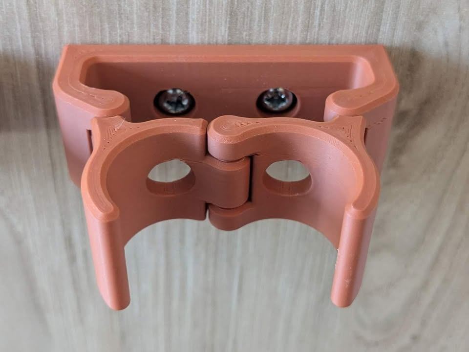 Custom 3D Printed Wall Mount Broom & Tool Holder Sized to Fit - photo 4