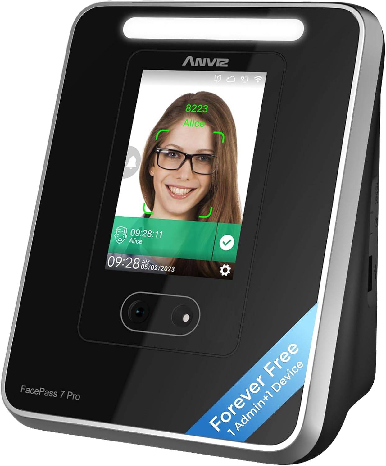 ANVIZ FacePass 7 Pro Cloud-Based Face Time Clock for Business