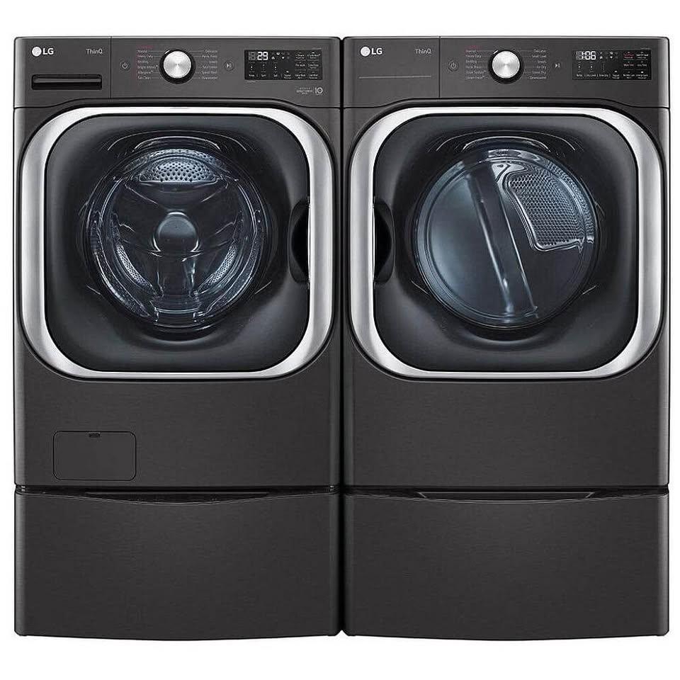 LG Washer & Dryer Set + SideKick/Pedestal – Like New - photo 2