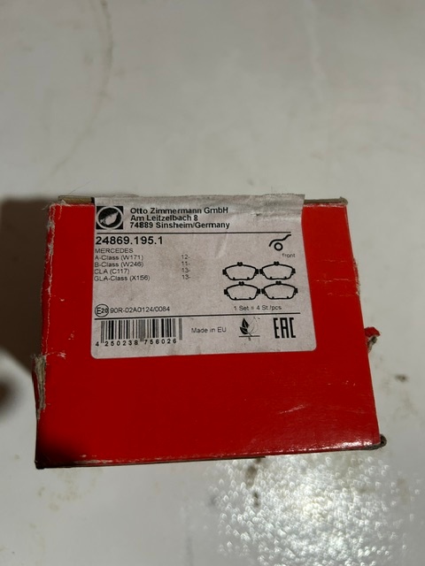 ZIMMERMANN 248691951 BRAKE PAD SET - photo 2