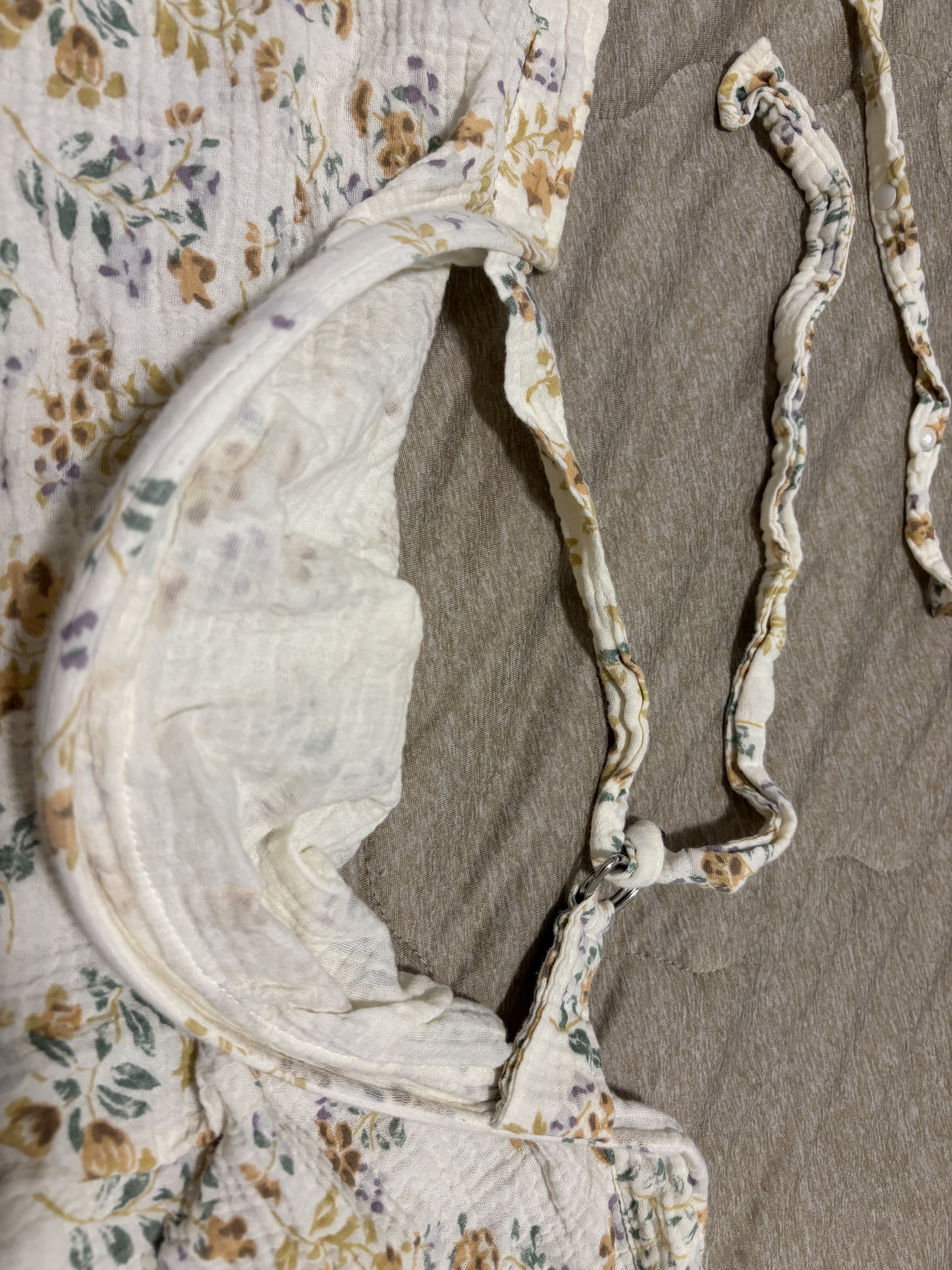 Floral Muslin Nursing Cover - photo 3