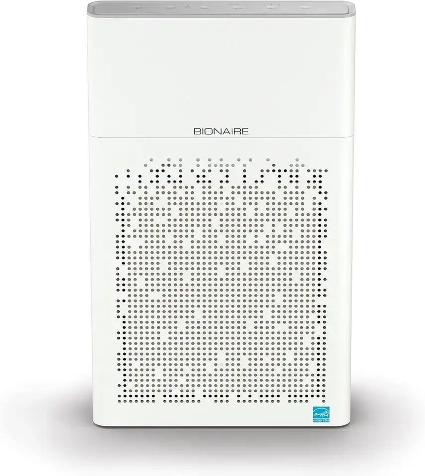 Bionaire Allergen Remover True HEPA Console Air Purifier, White