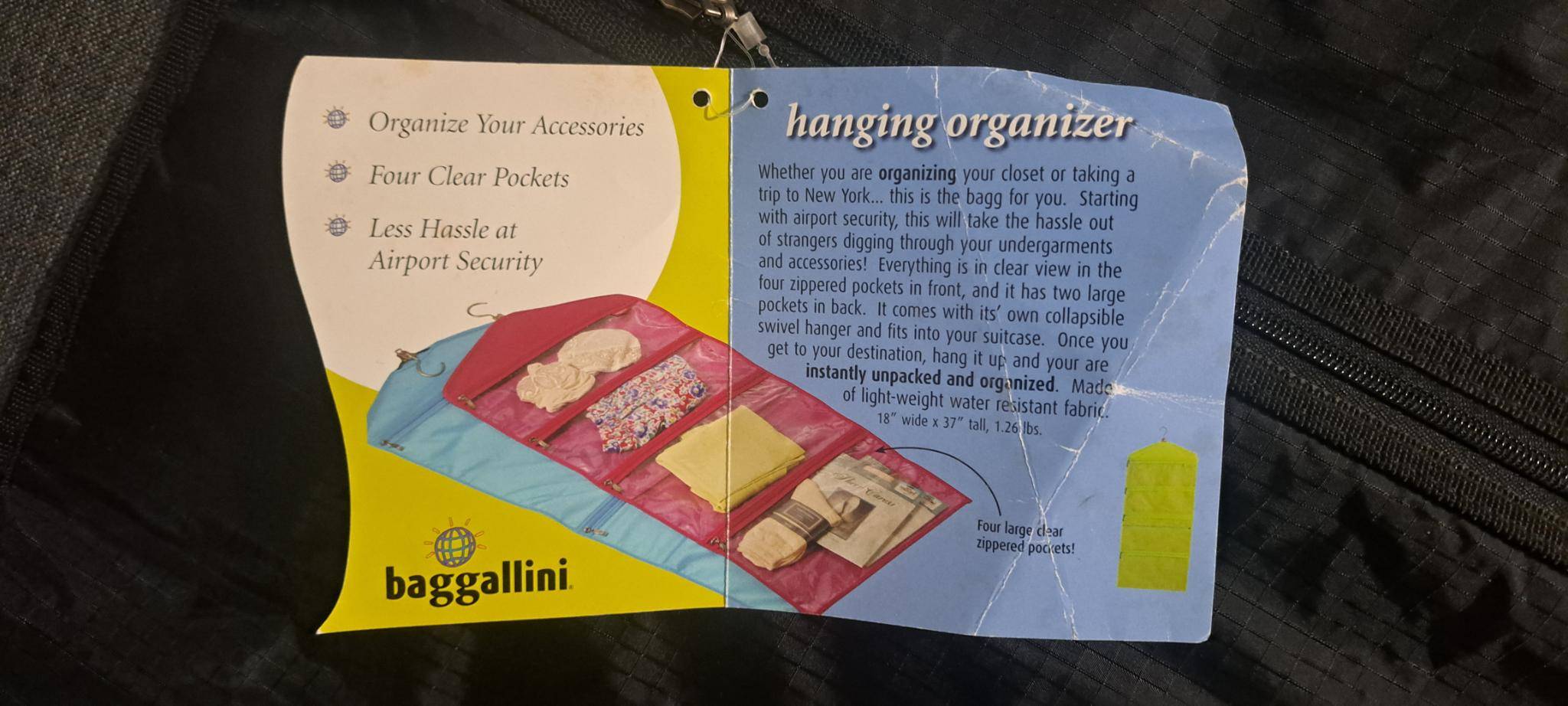 Travel or closet organizer - photo 3