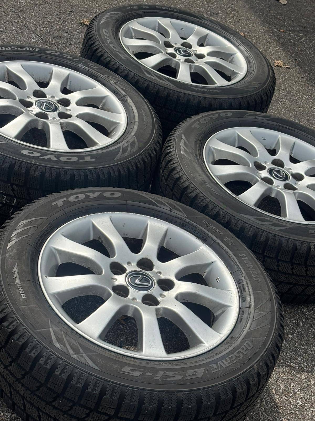 OEM 16”Camry/Lexus ES rims(5x114)+215/60/R16 Toyo Snows - photo 3