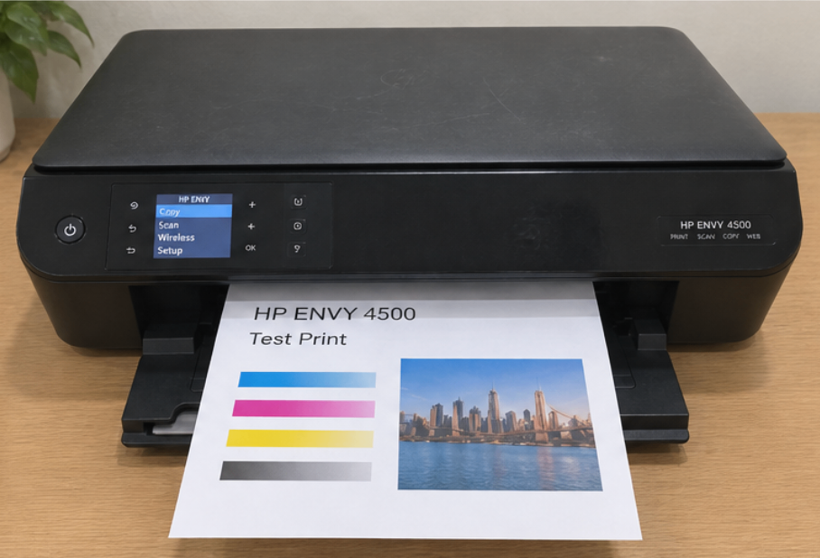 HP Envy 4500 All-in-One Printer - Has some ink! - photo 3