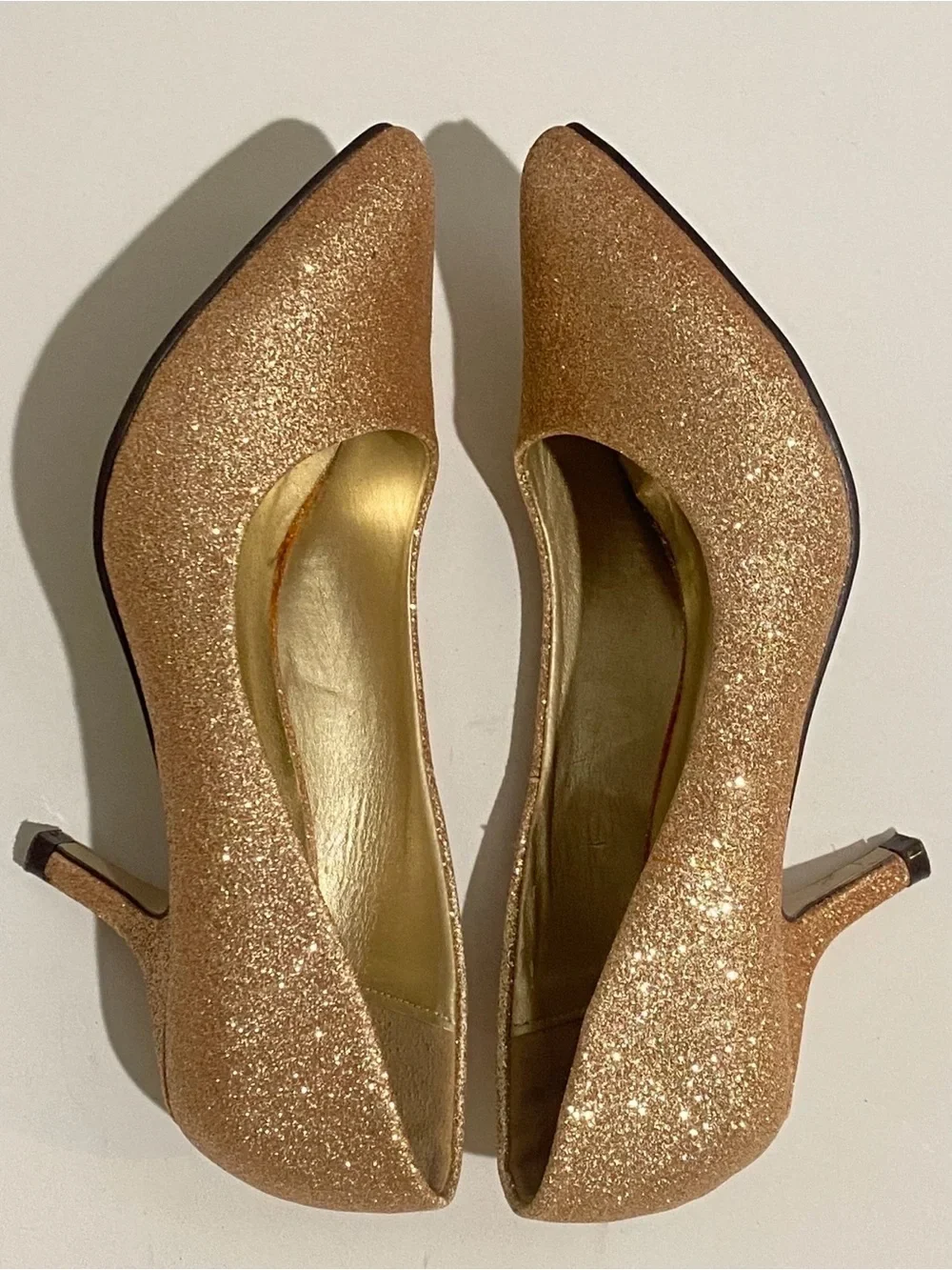 Lasonia Women's 5.5 Sparkle Pink Stiletto Pointed Toe Heels - photo 5