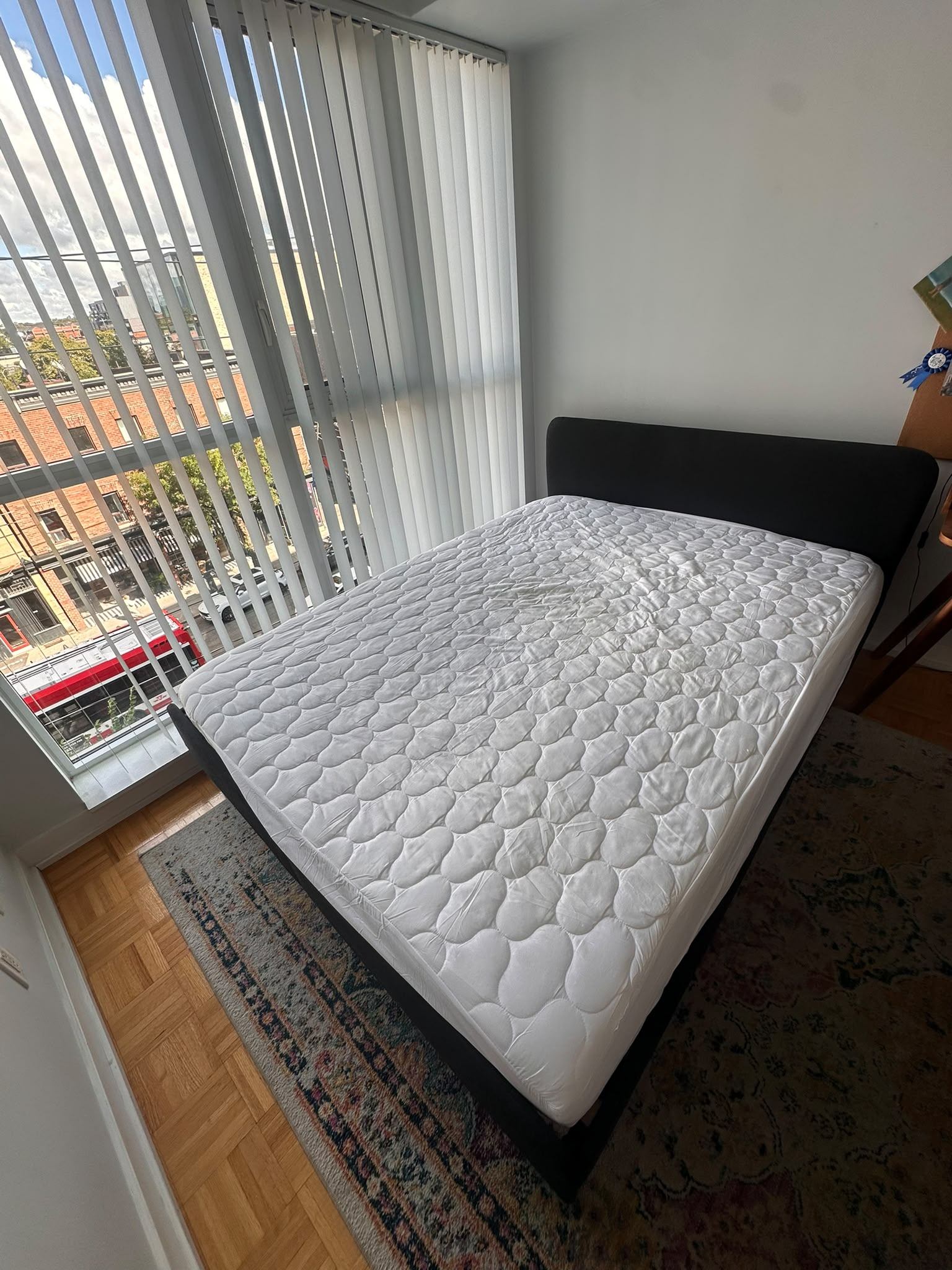 Bed Frame + New Mattress + Bed Base + Mattress Protector – $400 - photo 2