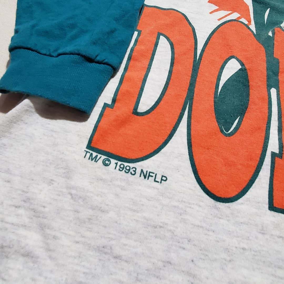 1993 Miami Dolphins The Game Big Logo Hoodie - photo 2