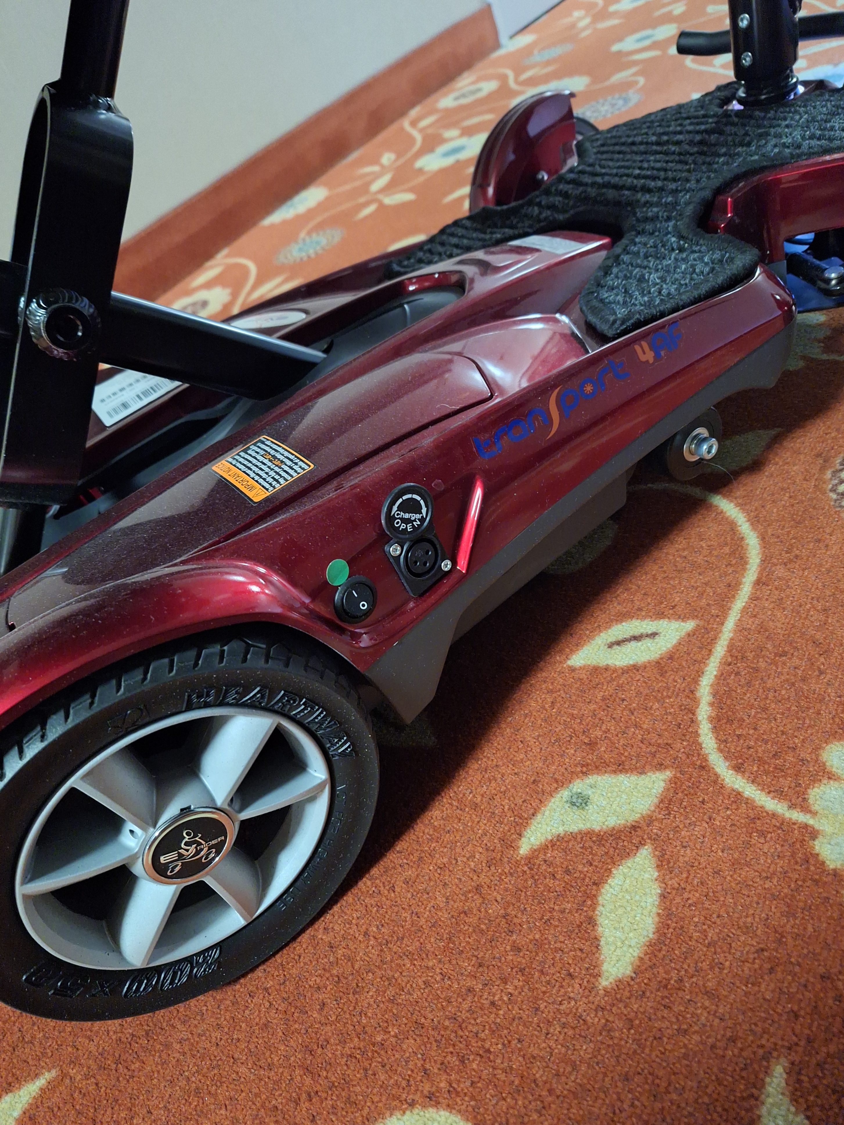 EV Rider Transport 4AF 4-Wheel Auto Folding Mobility Scooter - photo 4