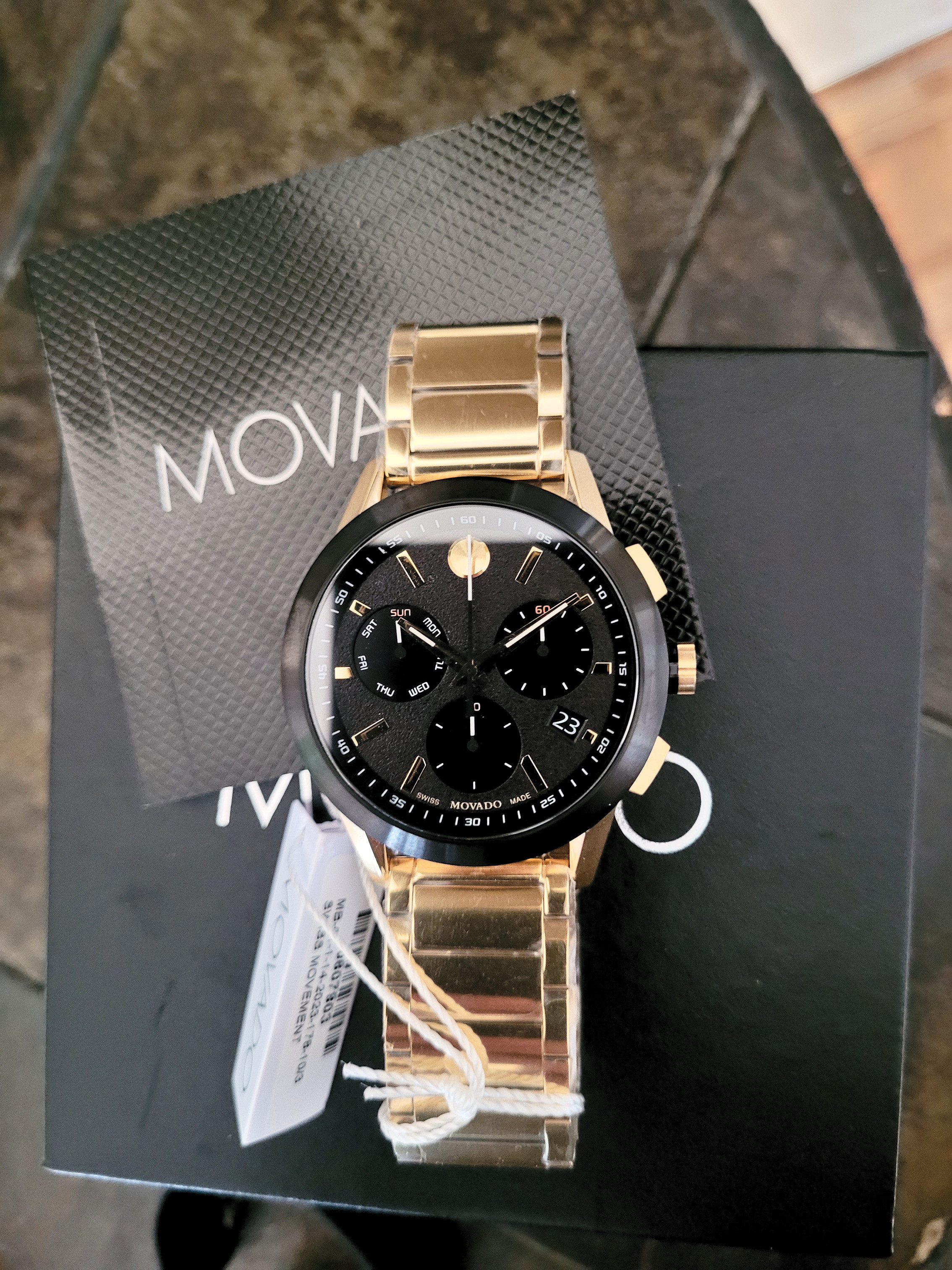 Movado Men's 0607803 Museum Sport Chronograph Watch - photo 2