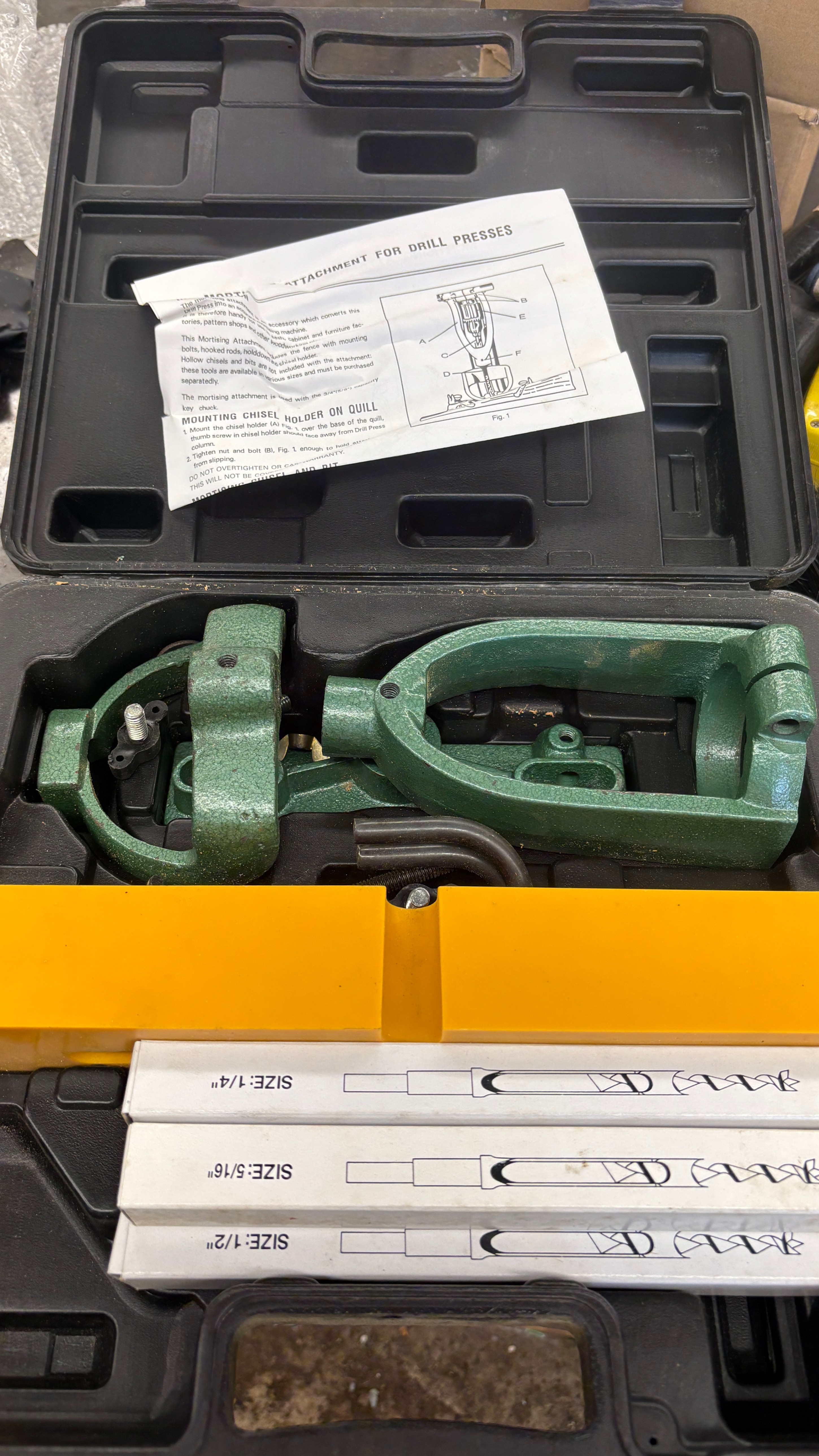 Mortising Attachment for Drill Press