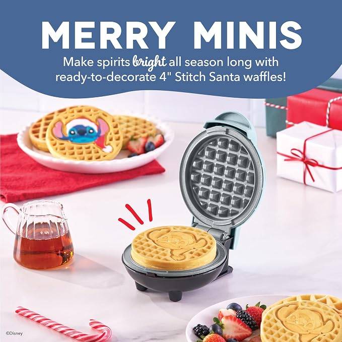 Mini Waffle Maker (Ceramic Non-Stick)