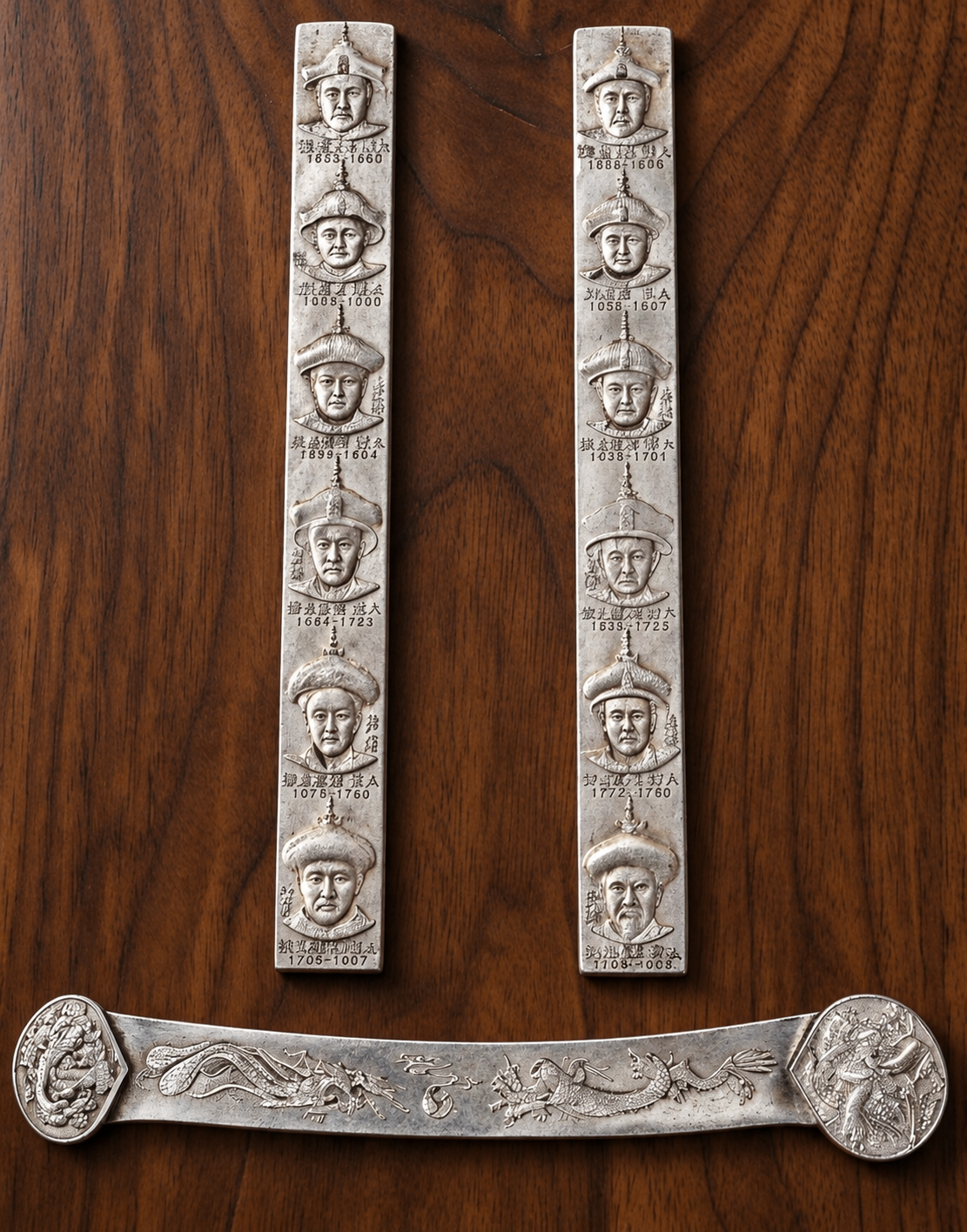 Heavy Vintage Chinese Silver Bullion Bars Not Magnetic