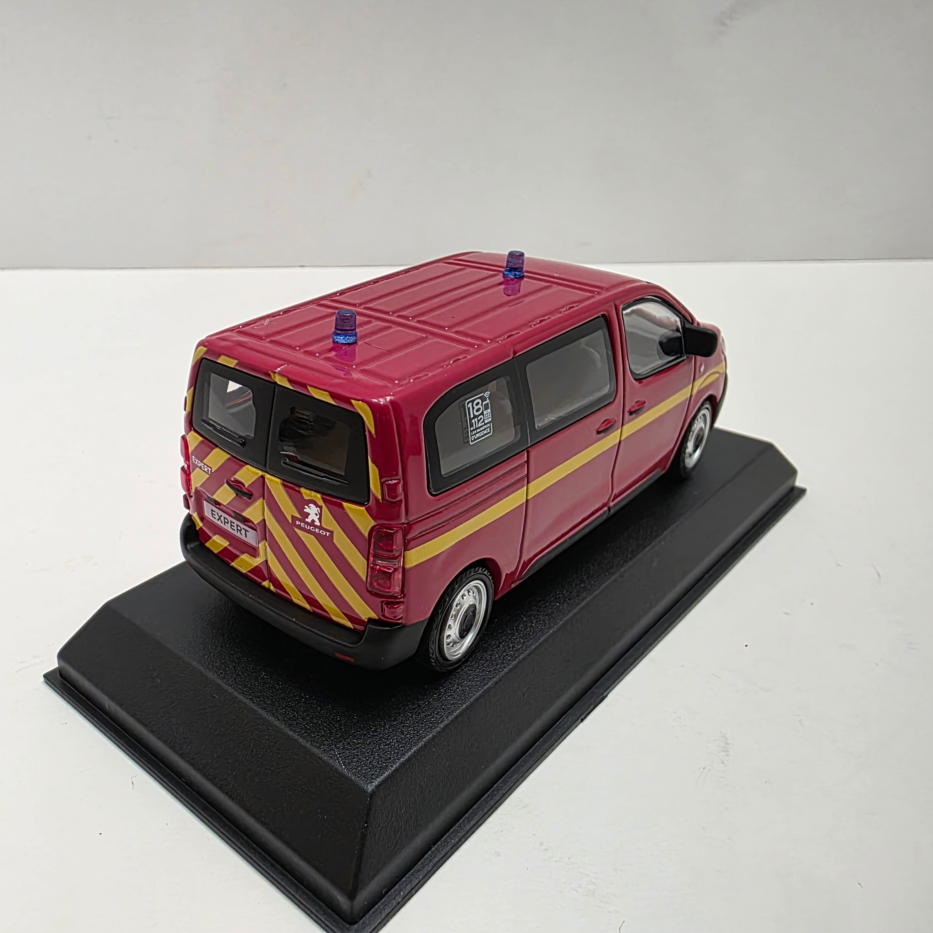 Peugeot Expert Pompiers Fire Department Norev Die-Cast Car 1:43 - photo 4