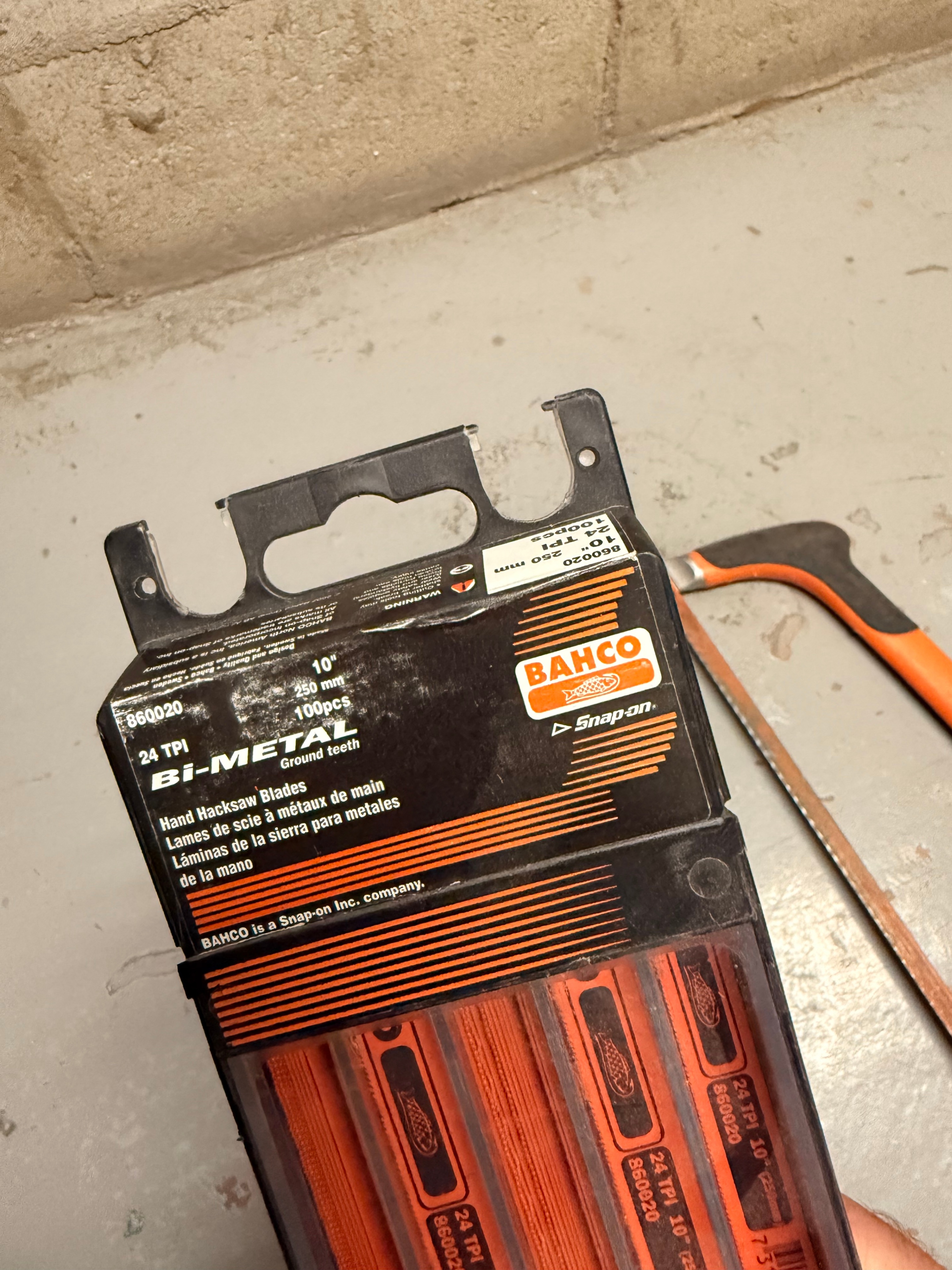 Bahco 12" Hacksaw & Bahco 10" Hacksaw Blades - photo 3