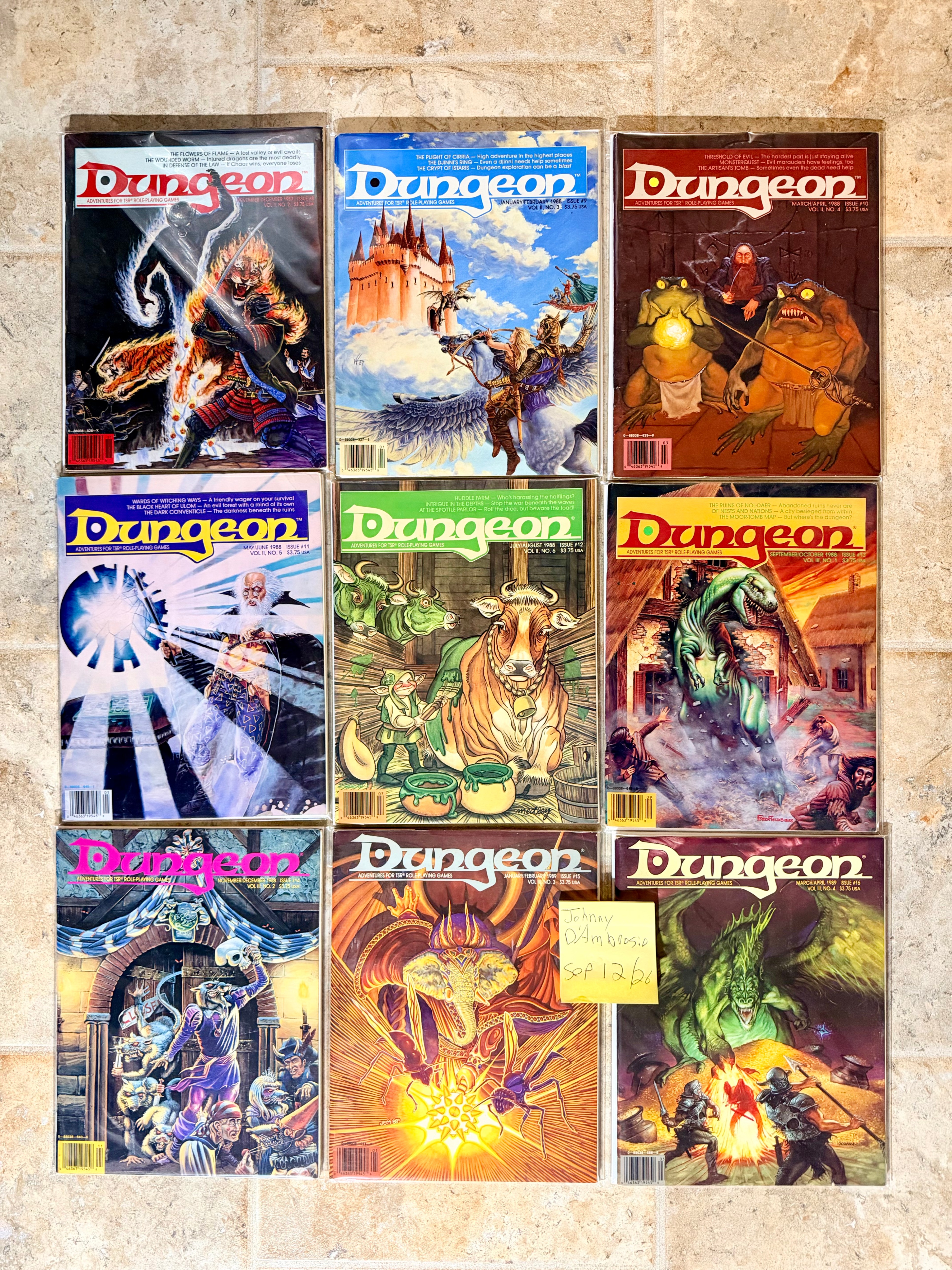 Dungeon Magazine — Early Issues #8–26 (Excellent Condition)