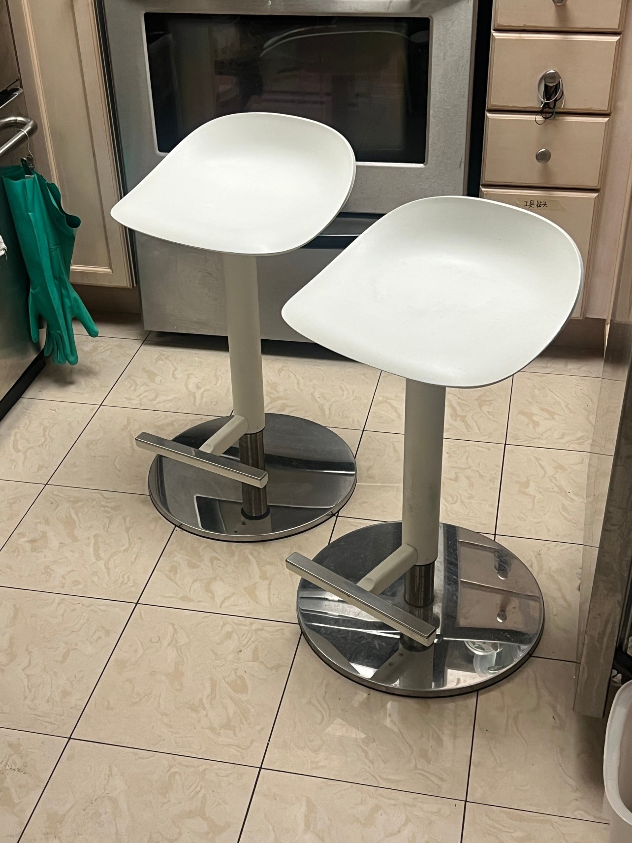 IKEA JANINGE Bar Stools - Set of 2 (White) - photo 3
