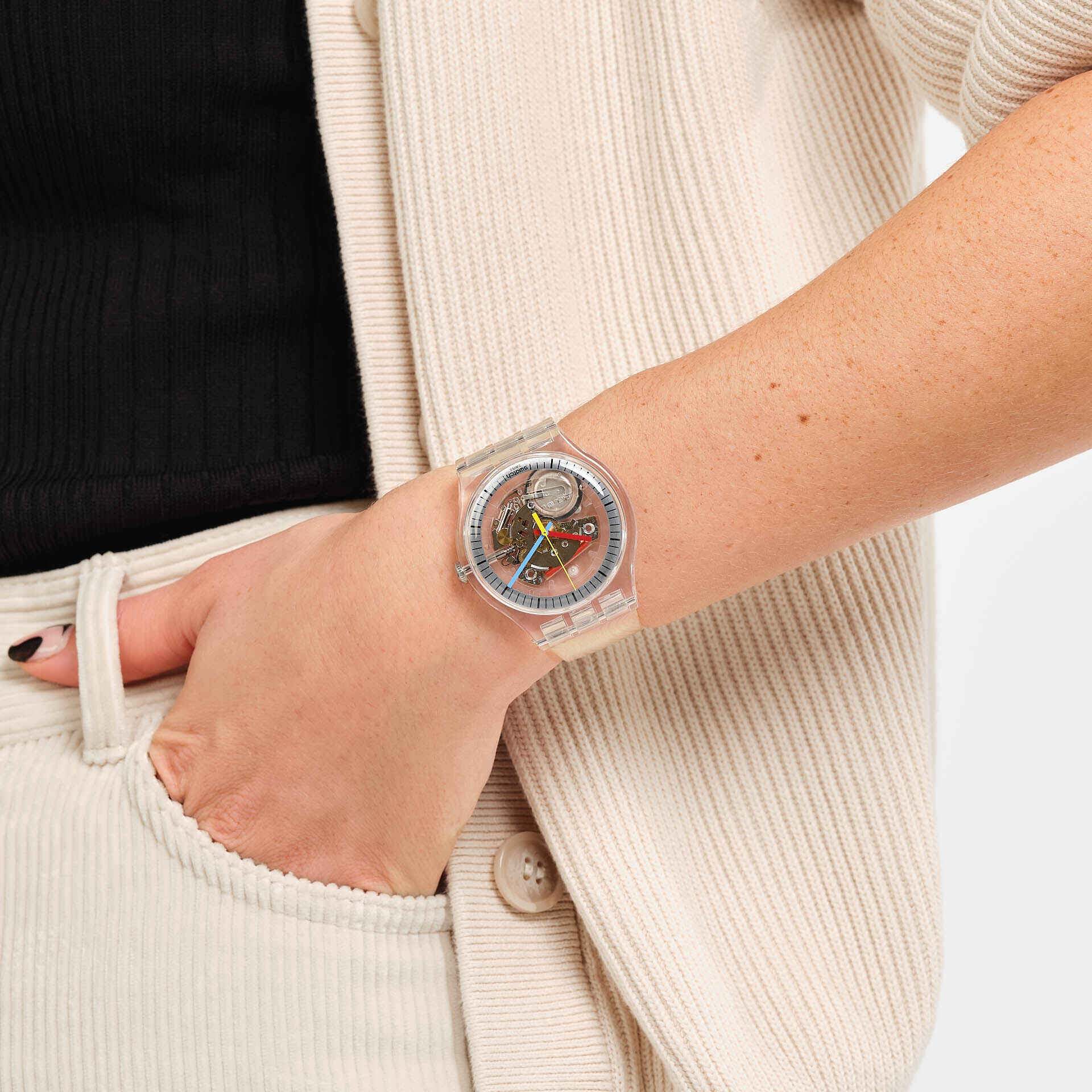 Swatch "Clearly Gent" Watch - photo 5