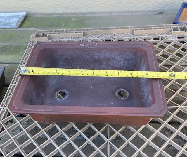 Bonsai Pot 11"　Unglazed Bonsai Pot - photo 2