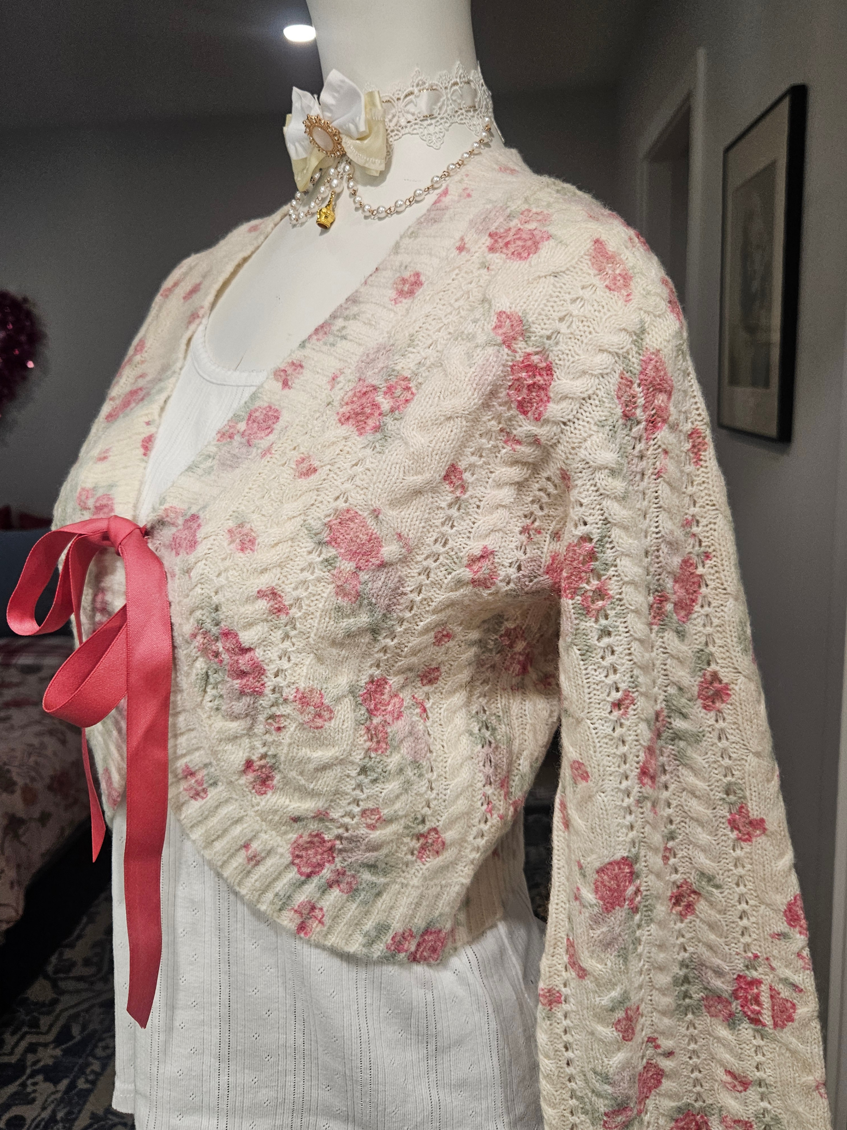 grannycore floral cardigan - photo 2