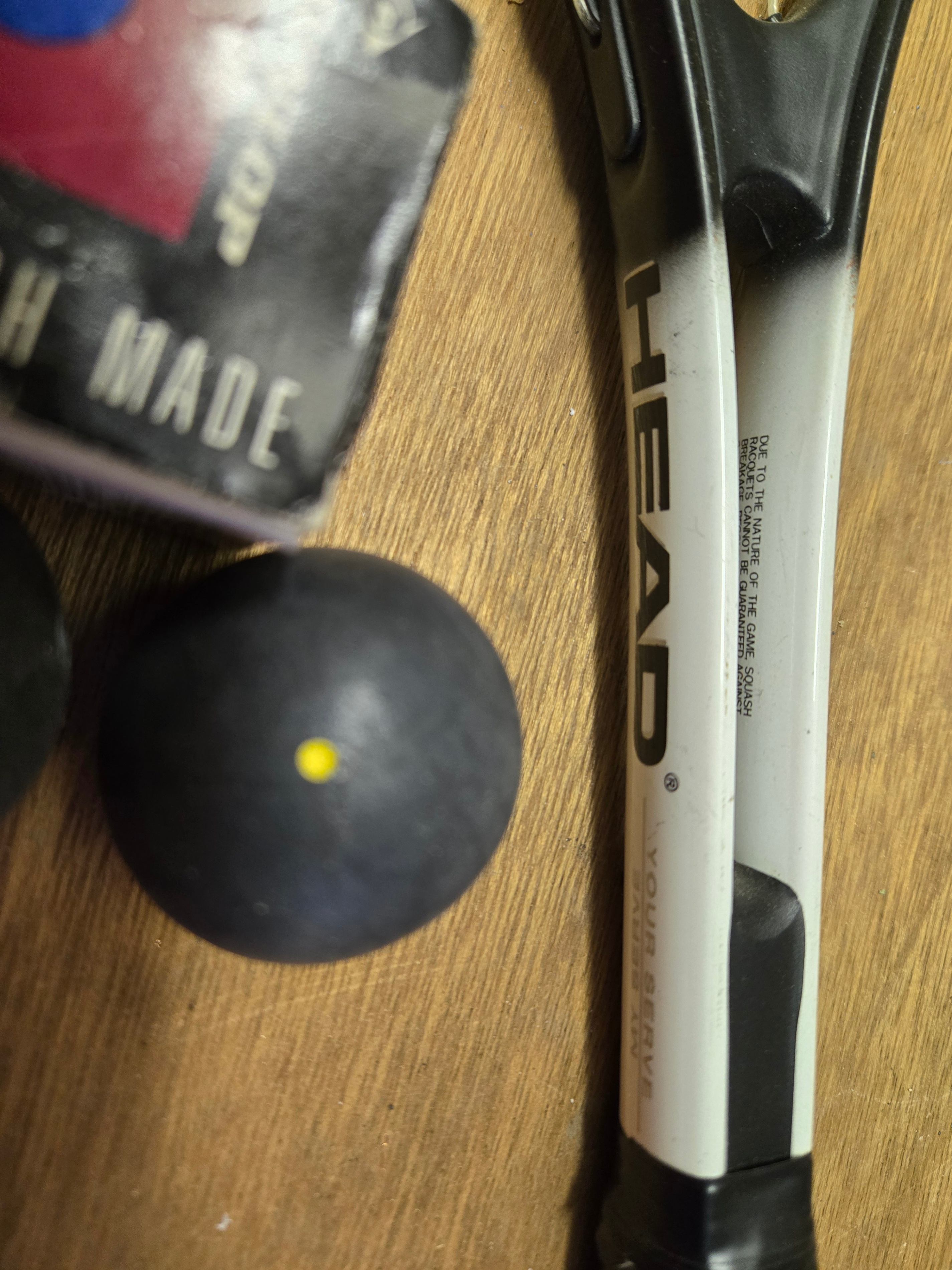 HEAD Power Dominion Squash Racquet + 3 Dunlop Balls - photo 3