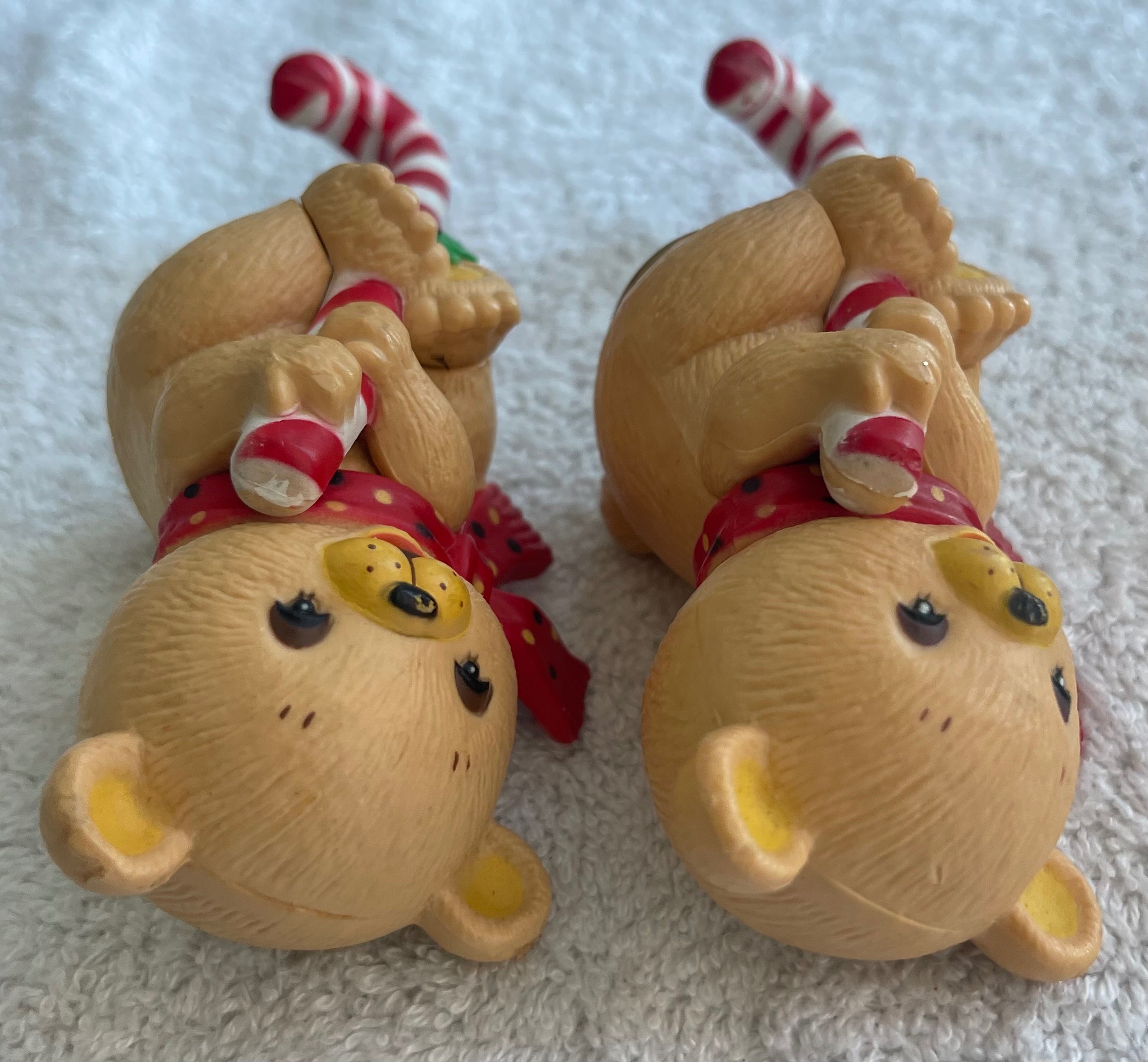 Pair of Vintage 80s Teddy Bear Stocking Holders - photo 3