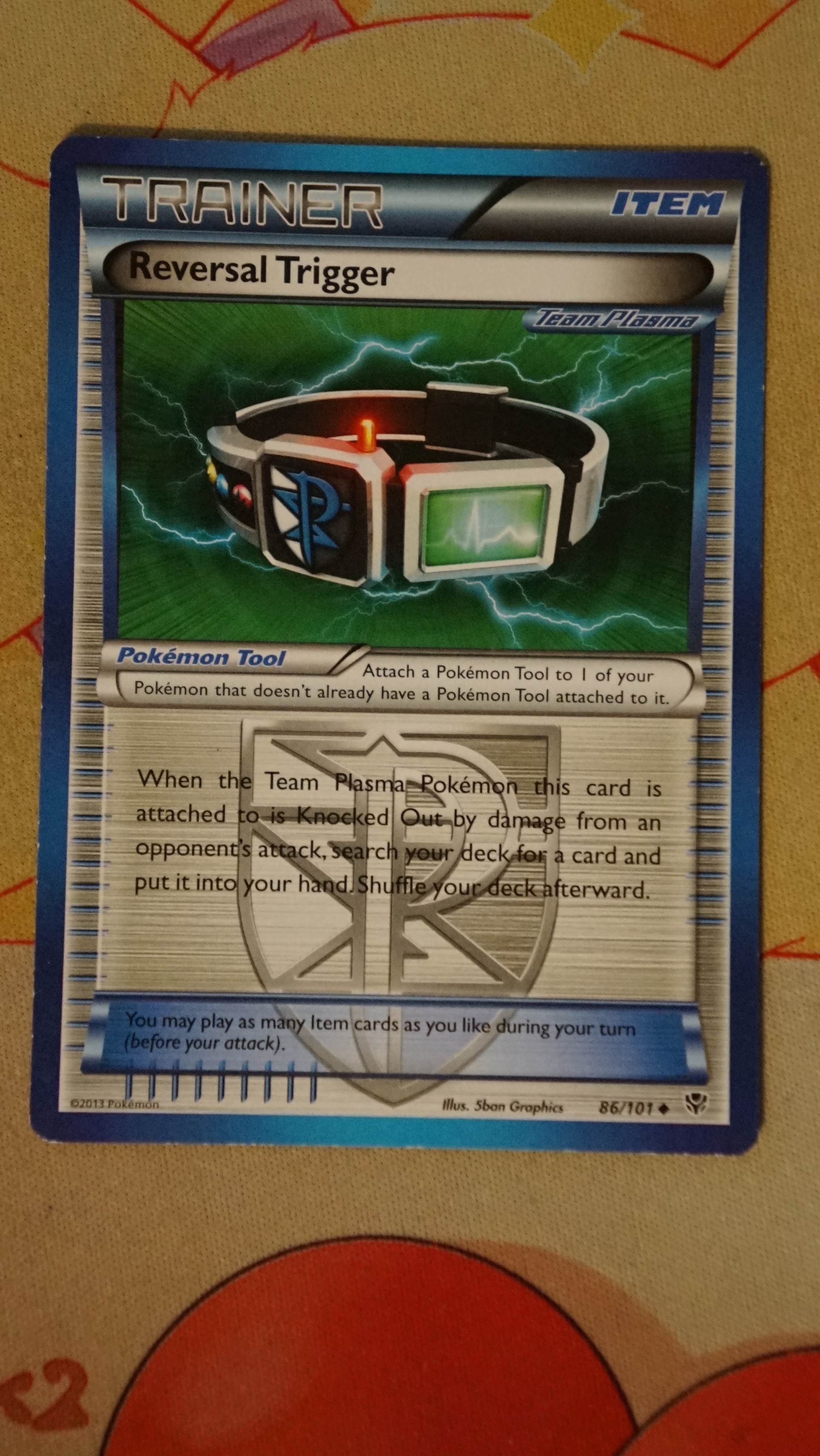 Pokemon Reversal Trigger 86/101 Plasma Blast LP - photo 3
