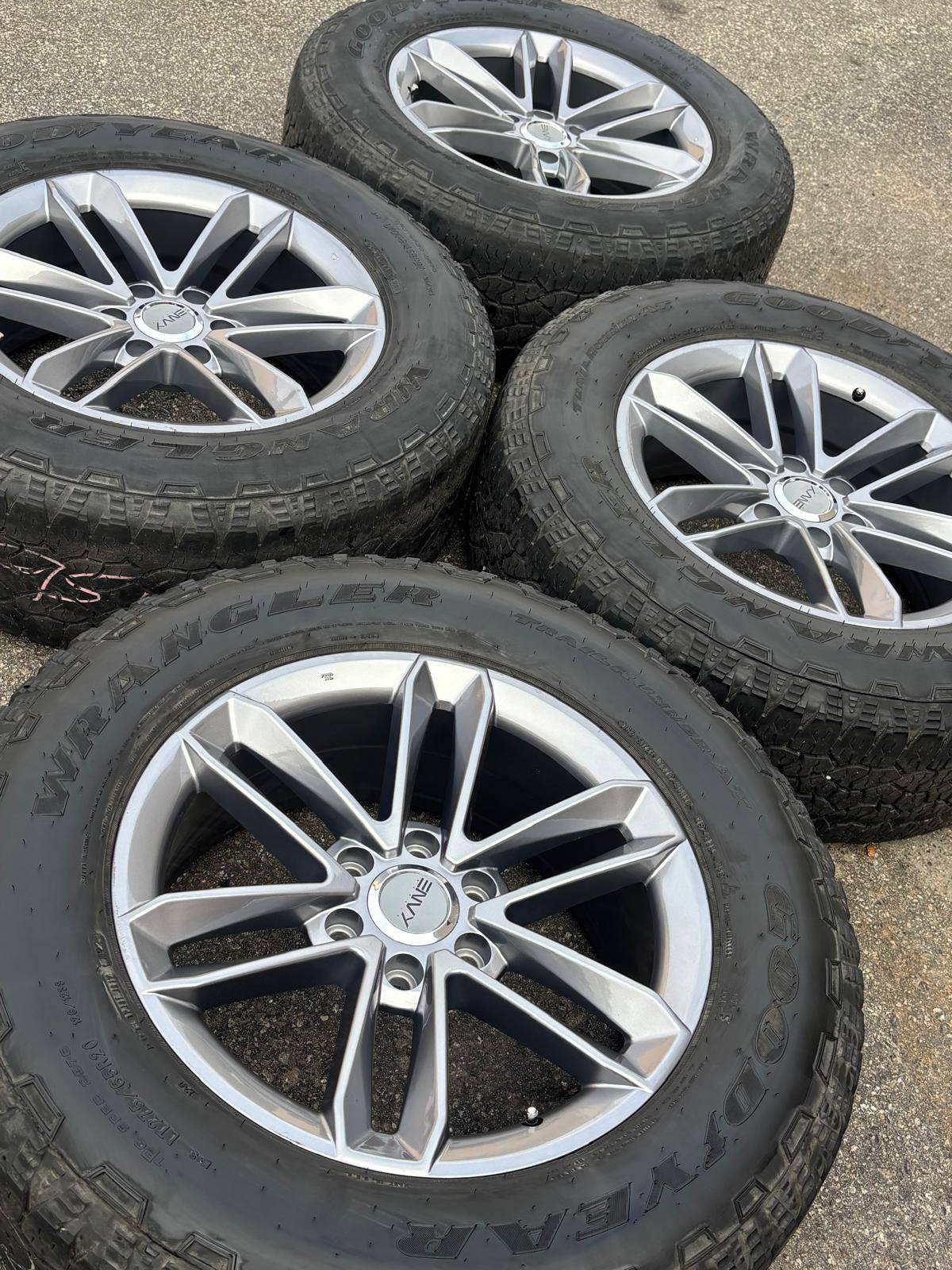 NEW 20”Envy(6x139)+used Goodyear A/T-Escalade/Tahoe/Sierra/Silv - photo 3