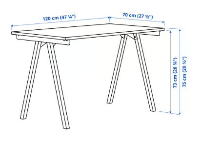 White Desk Trotten - photo 3