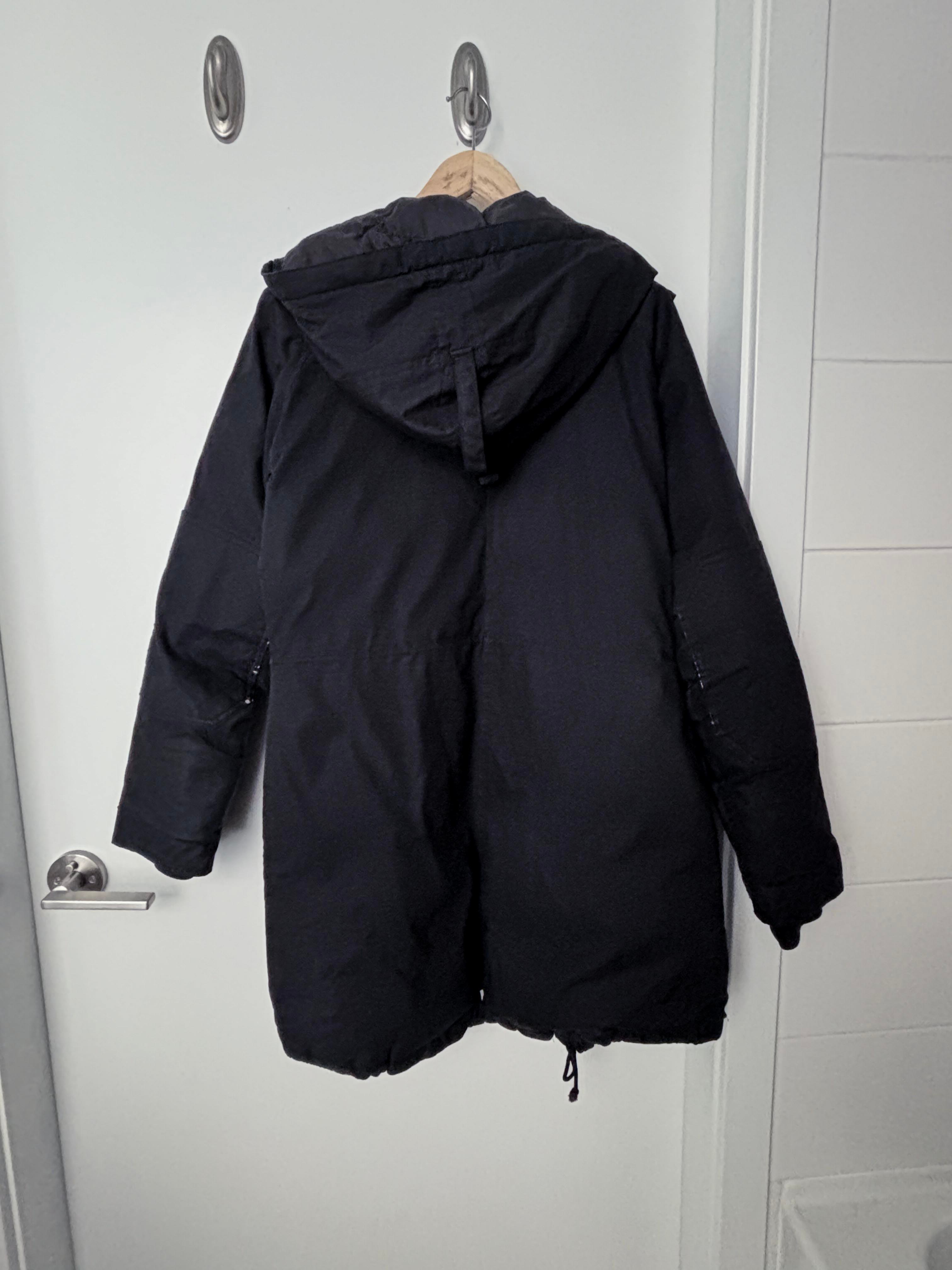 Aritzia Community Parka Coat, Duck Down, Black, Large - photo 2
