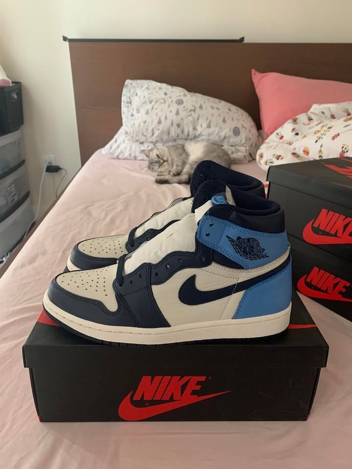 Jordan 1 Retro High Obsidian UNC