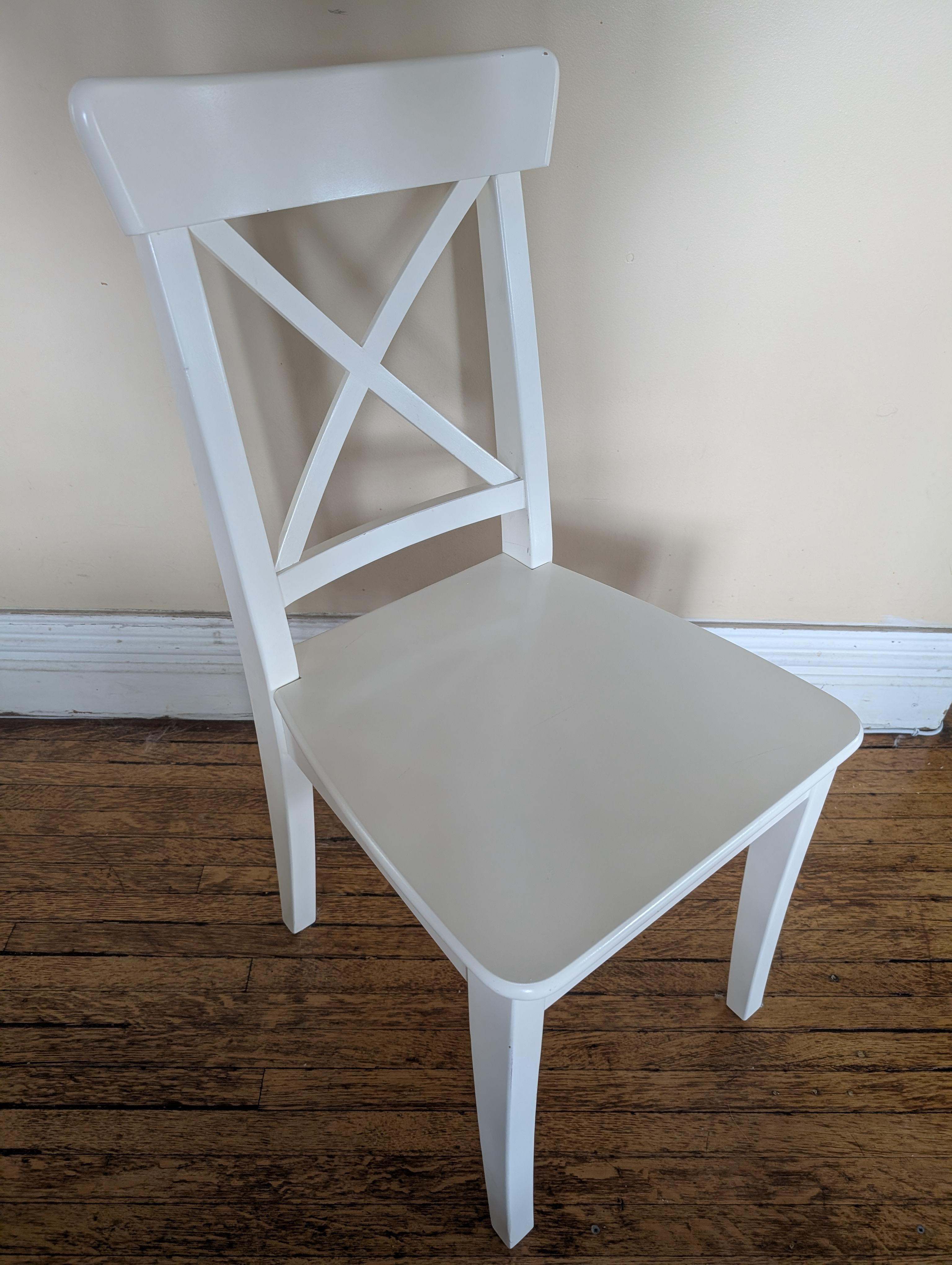 IKEA Ingolf dining chairs (white)