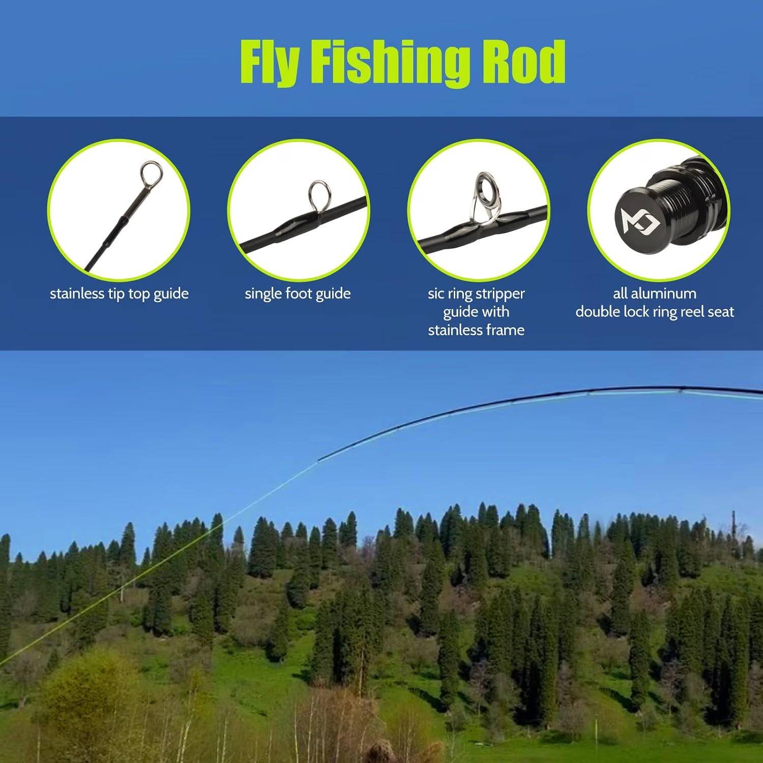 Fly Fishing Rod & Reel Starter Kit - photo 2