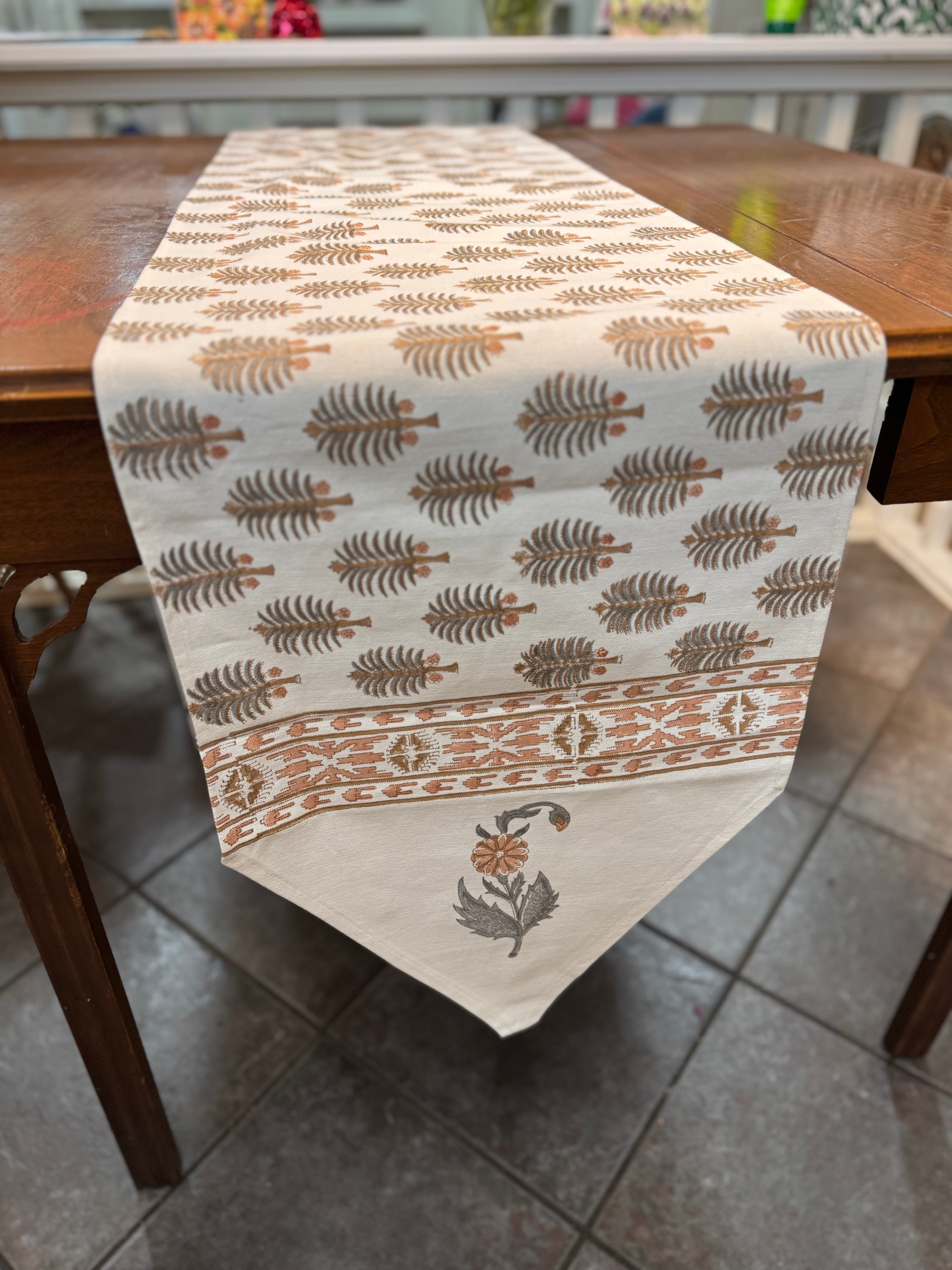 Brand New - Cotton Table Runner (14" x 72") - Steal Deal!