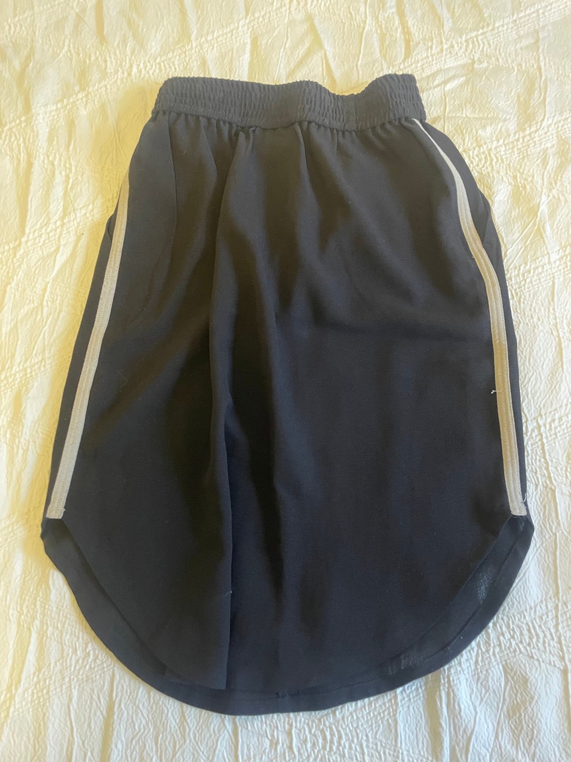 Ganni Black Stripe Skirt S - photo 2