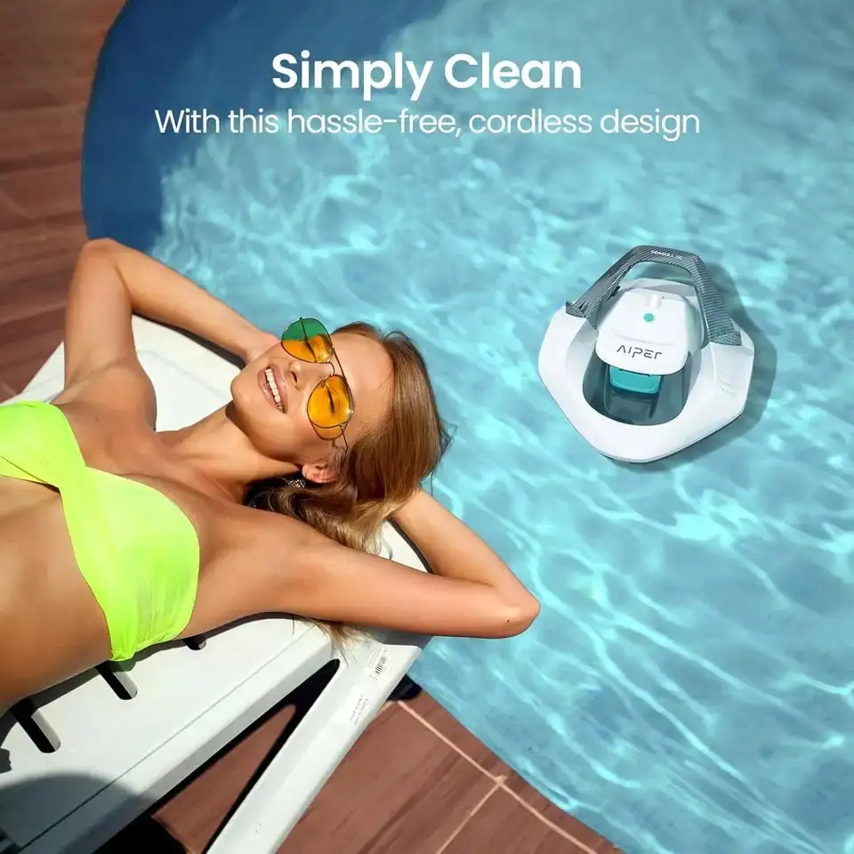 AIPER Cordless Robotic Pool Cleaner, Pool Vacuum Lasts 90 Mins, - photo 3
