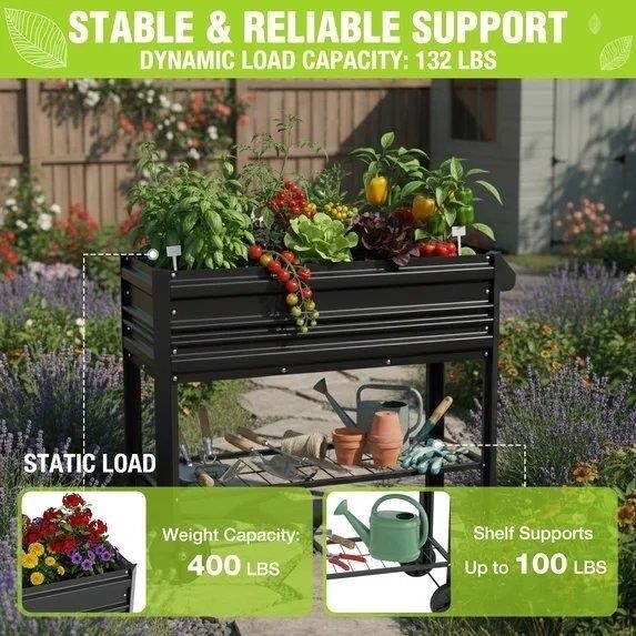 NEW-37in Galvanized Raised Garden Bed - photo 2
