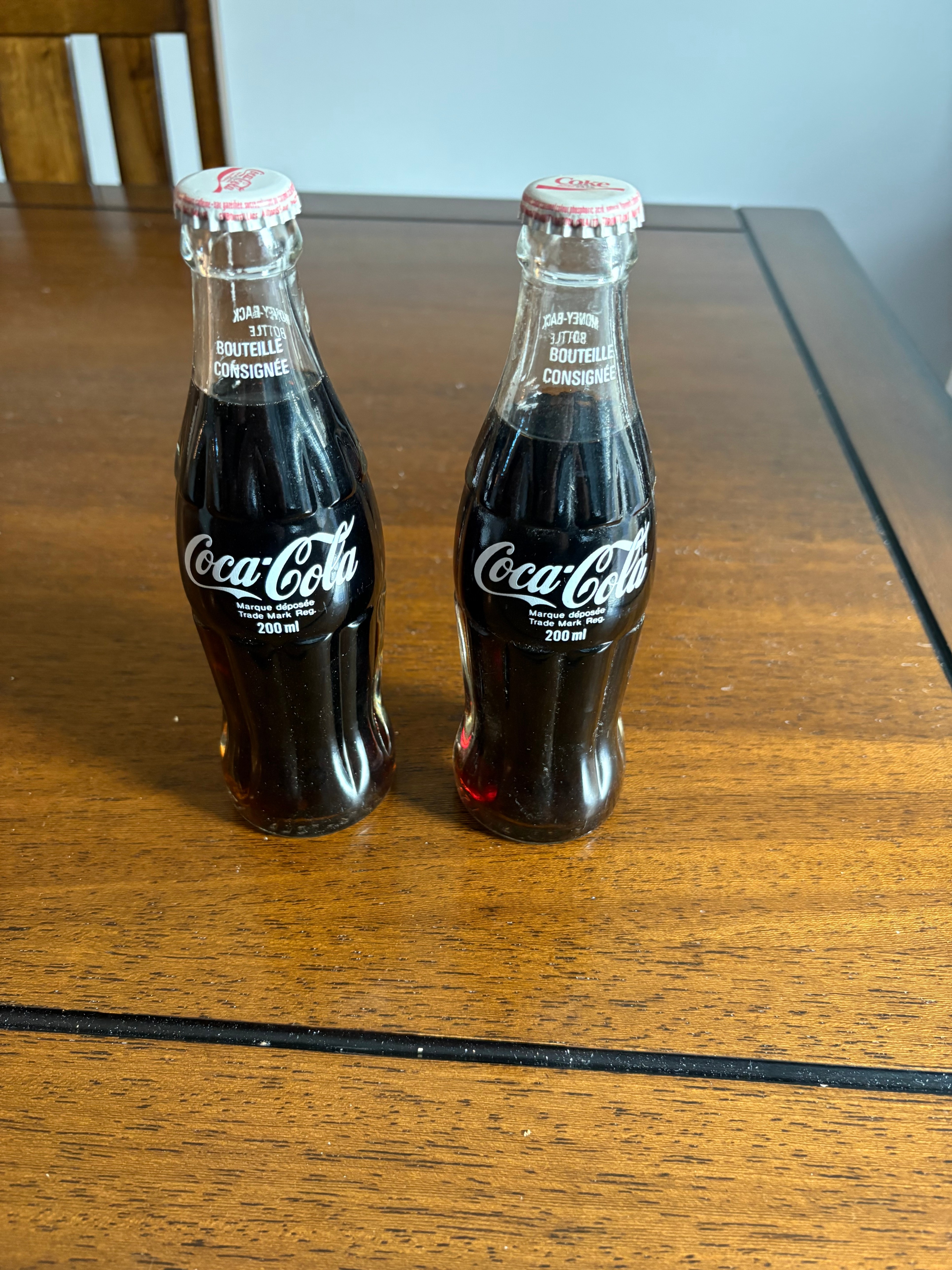 Two Vintage 200ml Coca-Cola Glass Bottles - photo 2