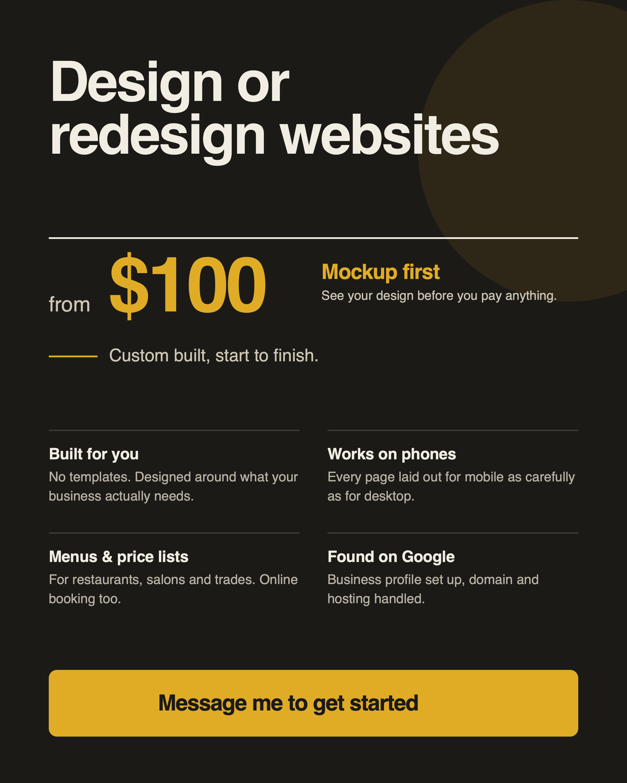 Professional Website Design or Redesign