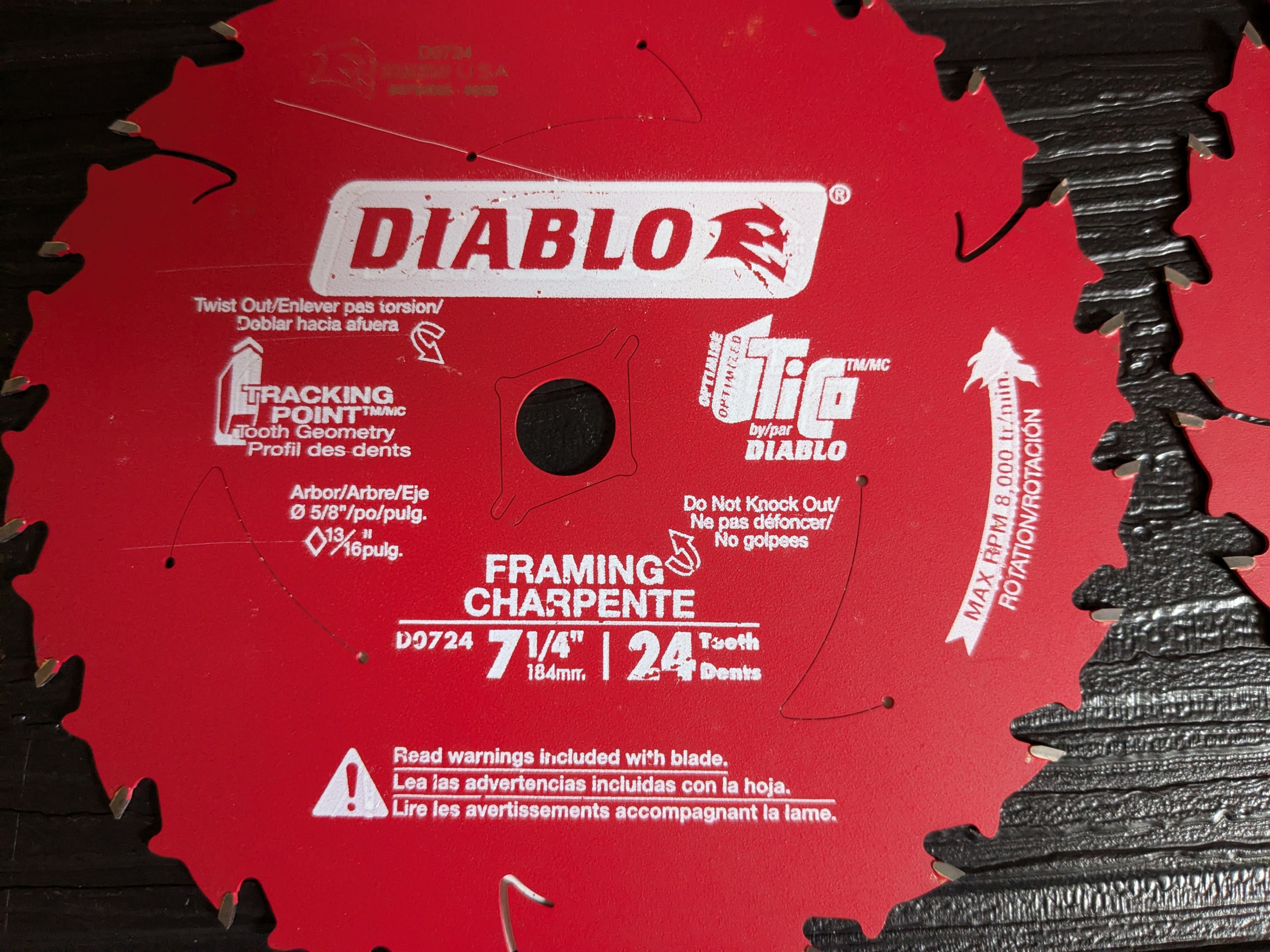 2 skill saw diablo blades 7 1/4 | 24 teeth (new)