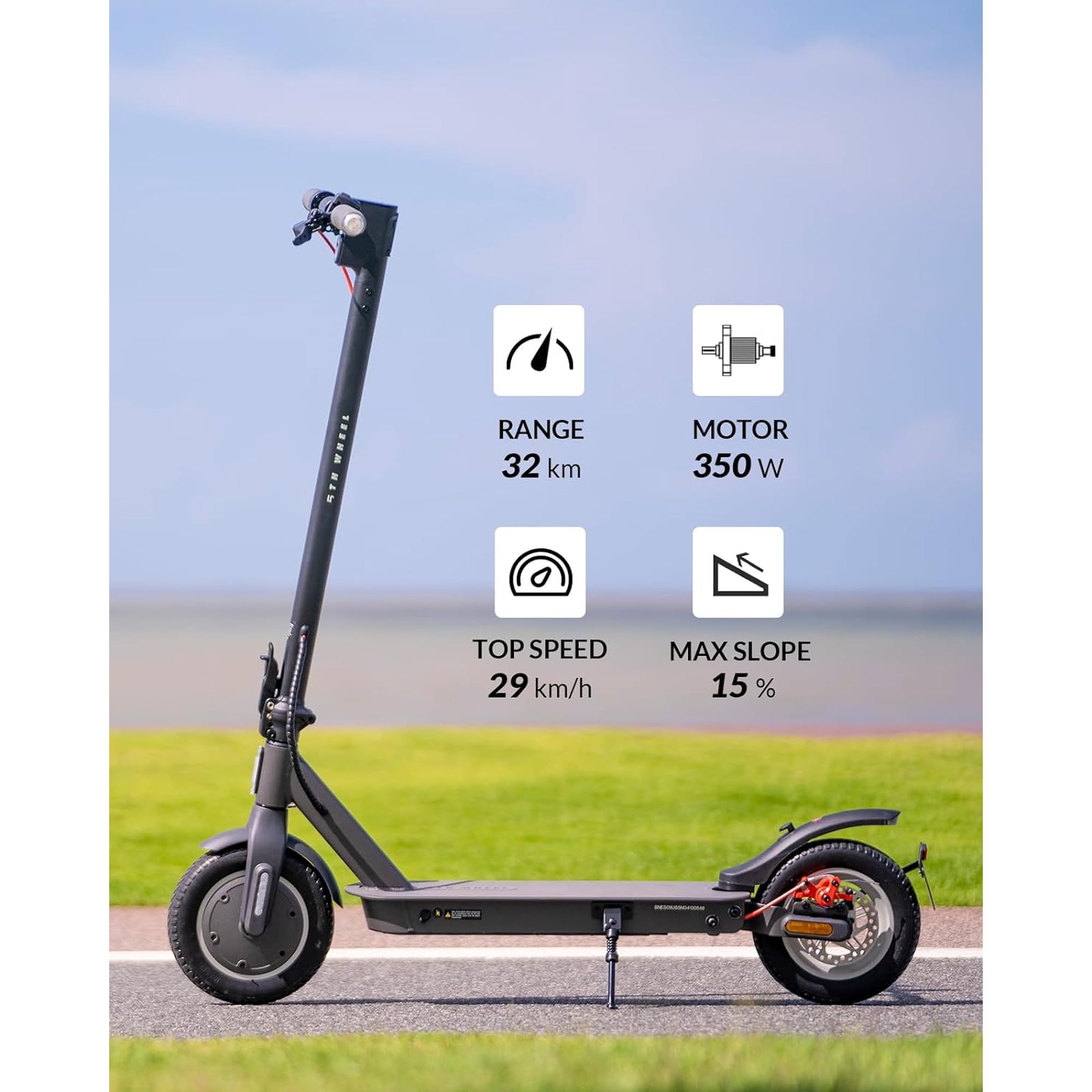 5TH WHEEL V30 PRO Electric Foldable Scooter  with Turn Signals - photo 4
