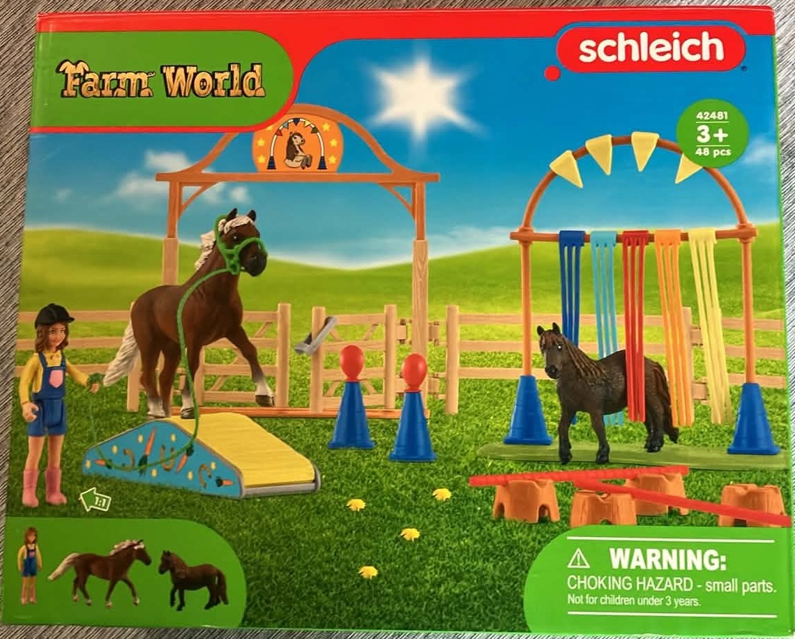 Schleich Farm World - 48Pc Pony Agility Training Playset (New)