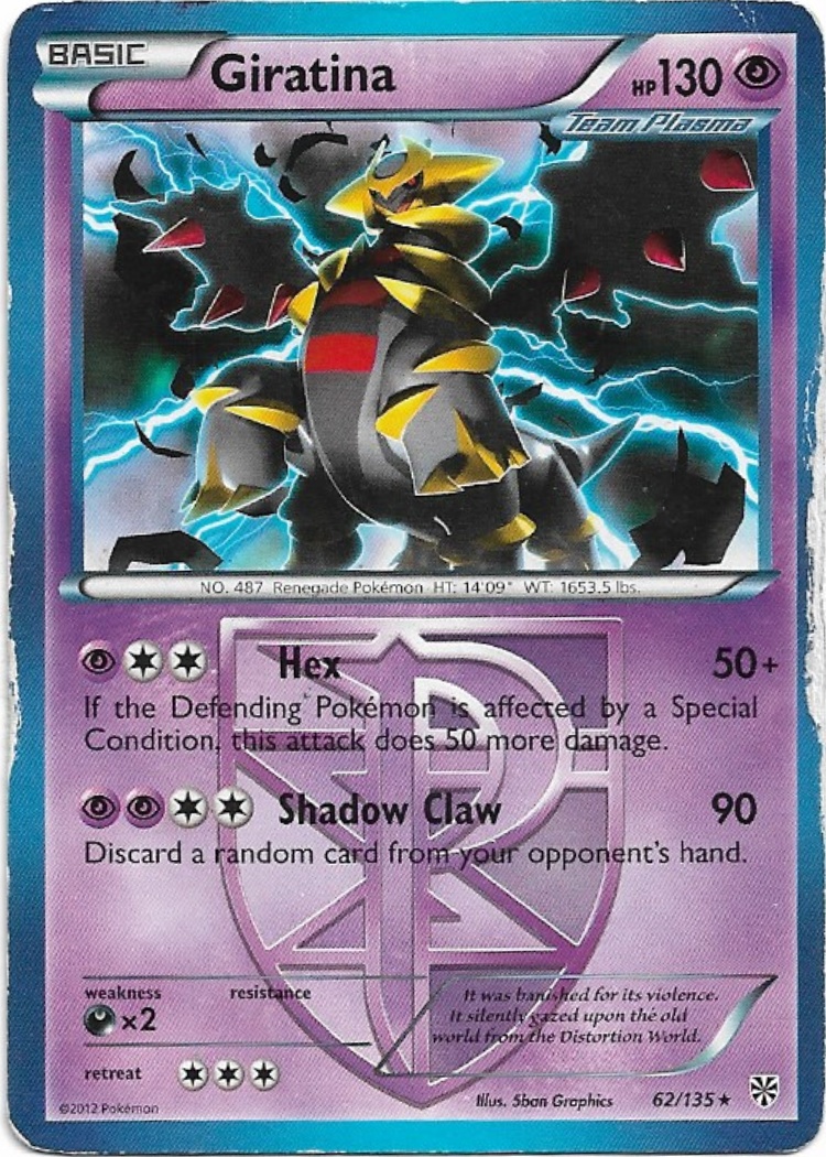 Pokemon Giratina 62/135 Plasma Storm Non-Holo HP