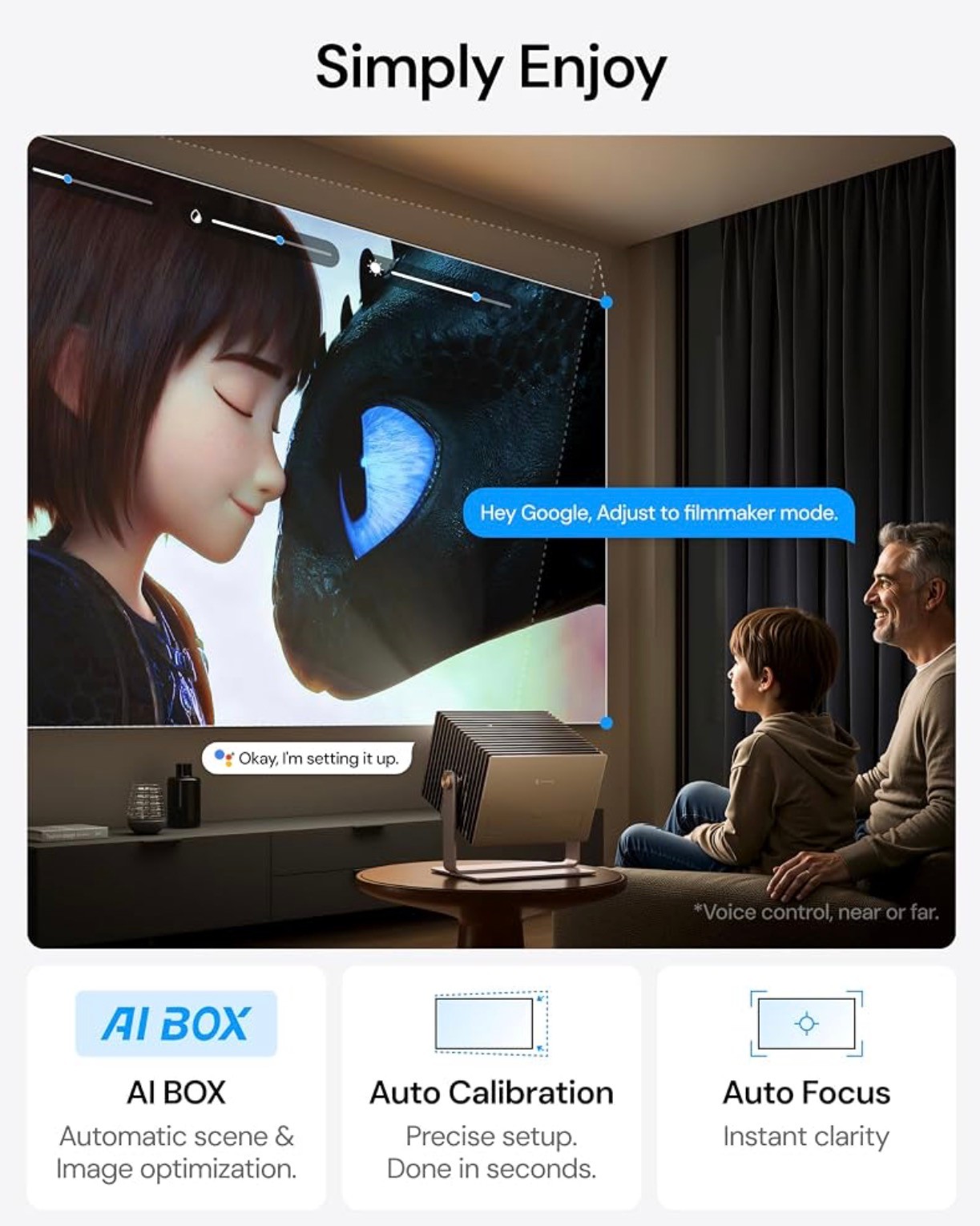 SEALED: Valerion VisionMaster Pro 4K Laser Projector 300" IMAX - photo 4