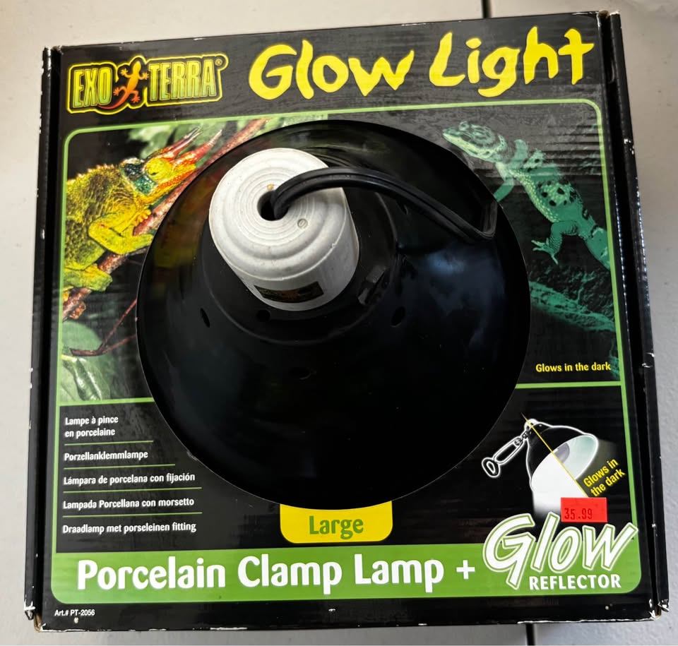 Exo Terra Reptile Porcelain Large Glow Reflector Clamp Lamp